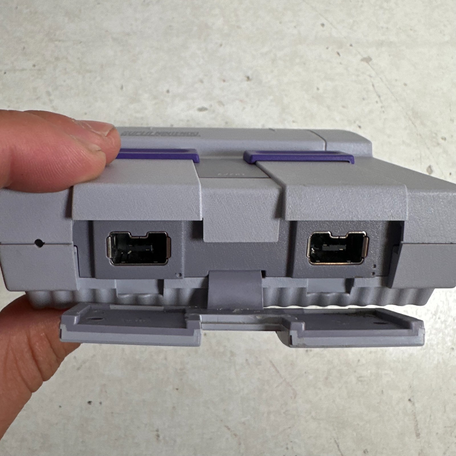 Super Nintendo Entertainment System CLV-201 Gray External Video Game Consoles