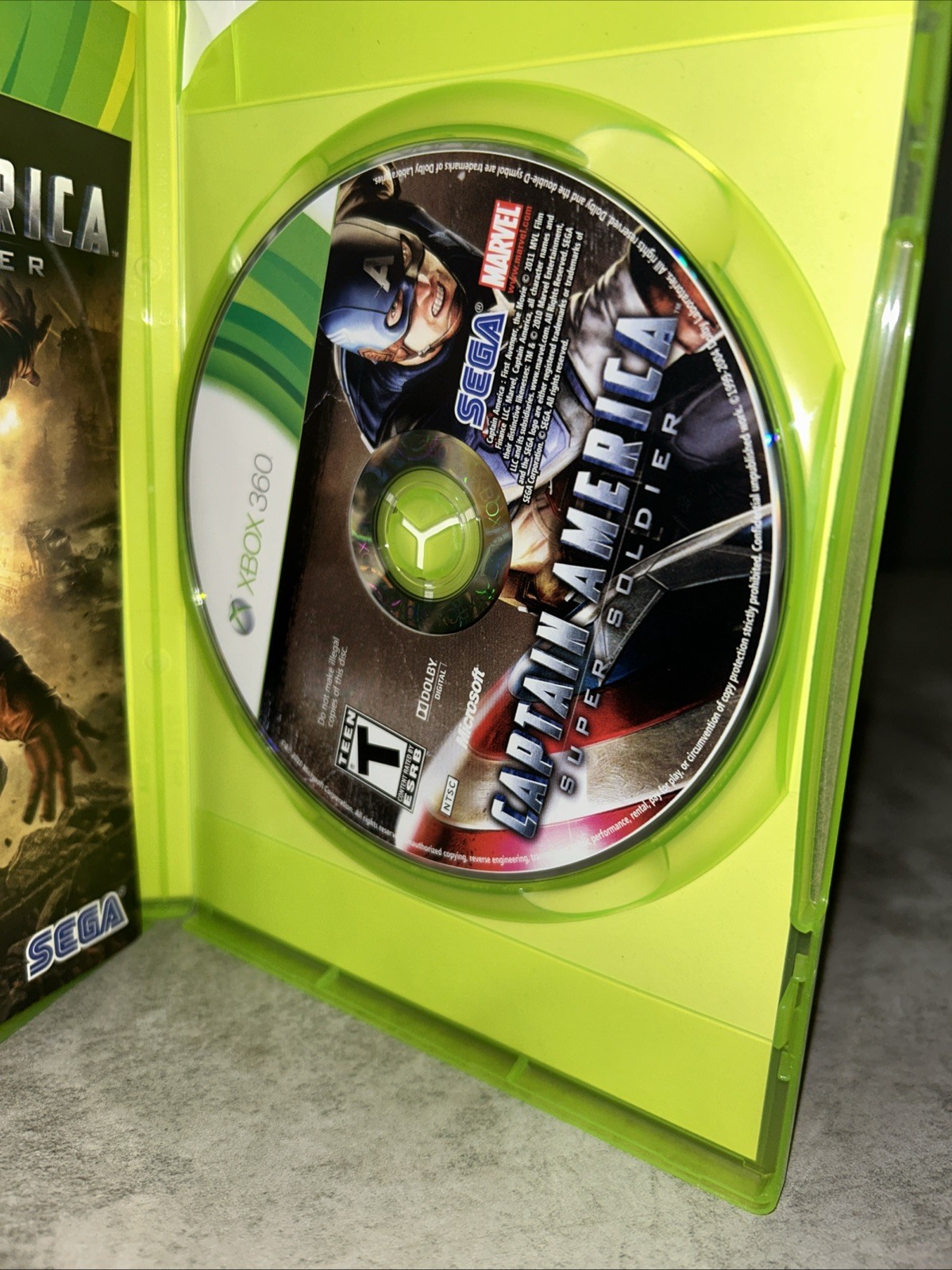 Captain America Super Soldier Microsoft Xbox 360 Complete CIB Tested And Working
