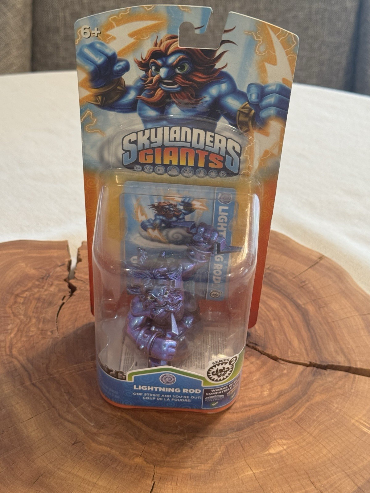 Skylanders Giants Metallic Purple Lightning Rod Chase Variant Rare Collectable