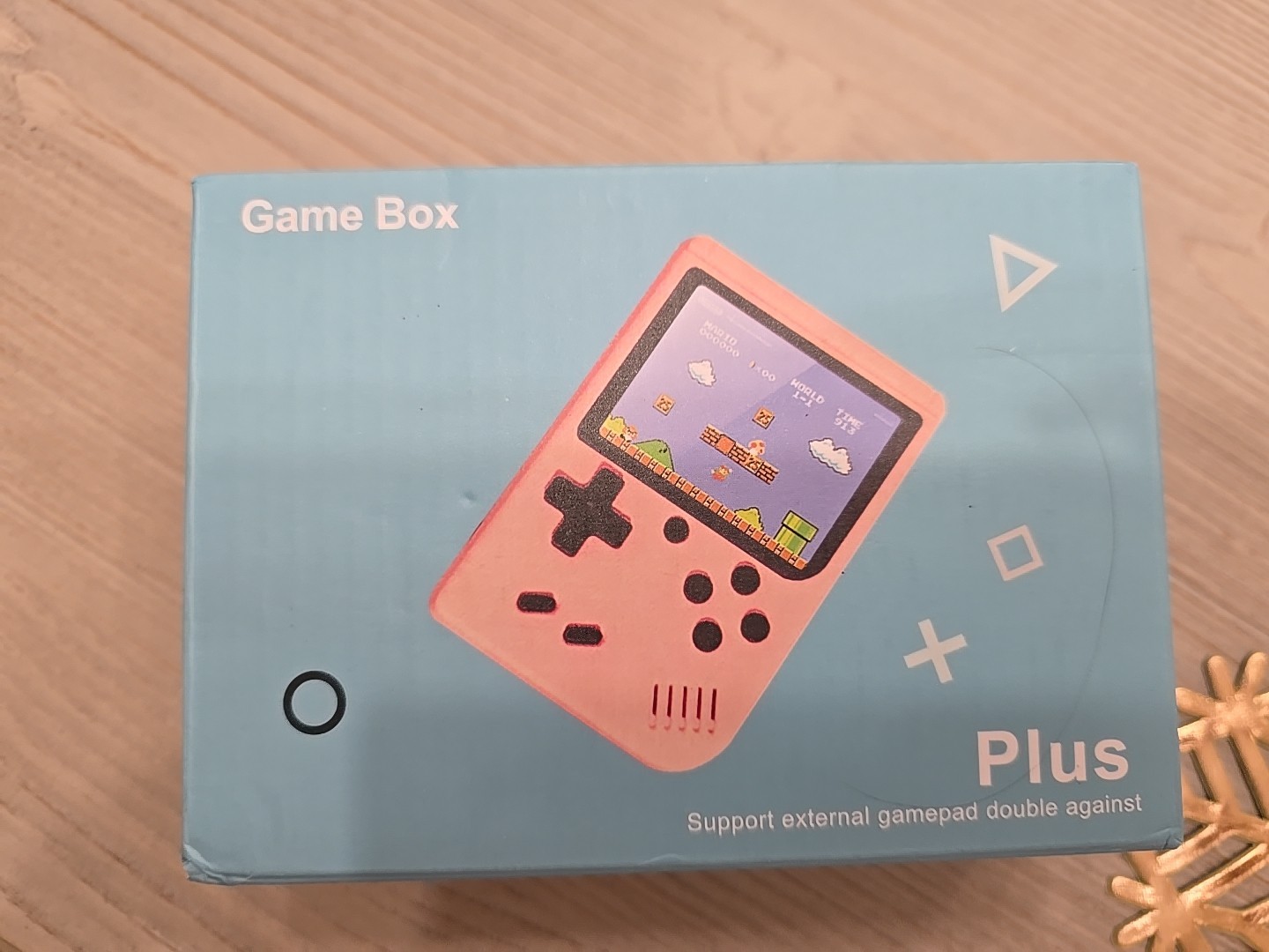 GAME BOX PLUS–RECHARGEABLE GAME SYSTEM—pink