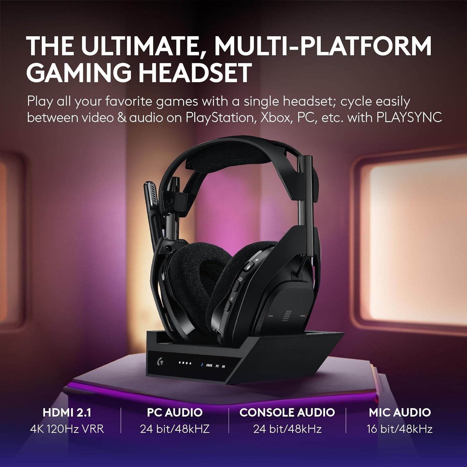 Logitech G Astro A50 X Multi-Platform Wireless Gaming Headset For PS5 / Xbox /PC