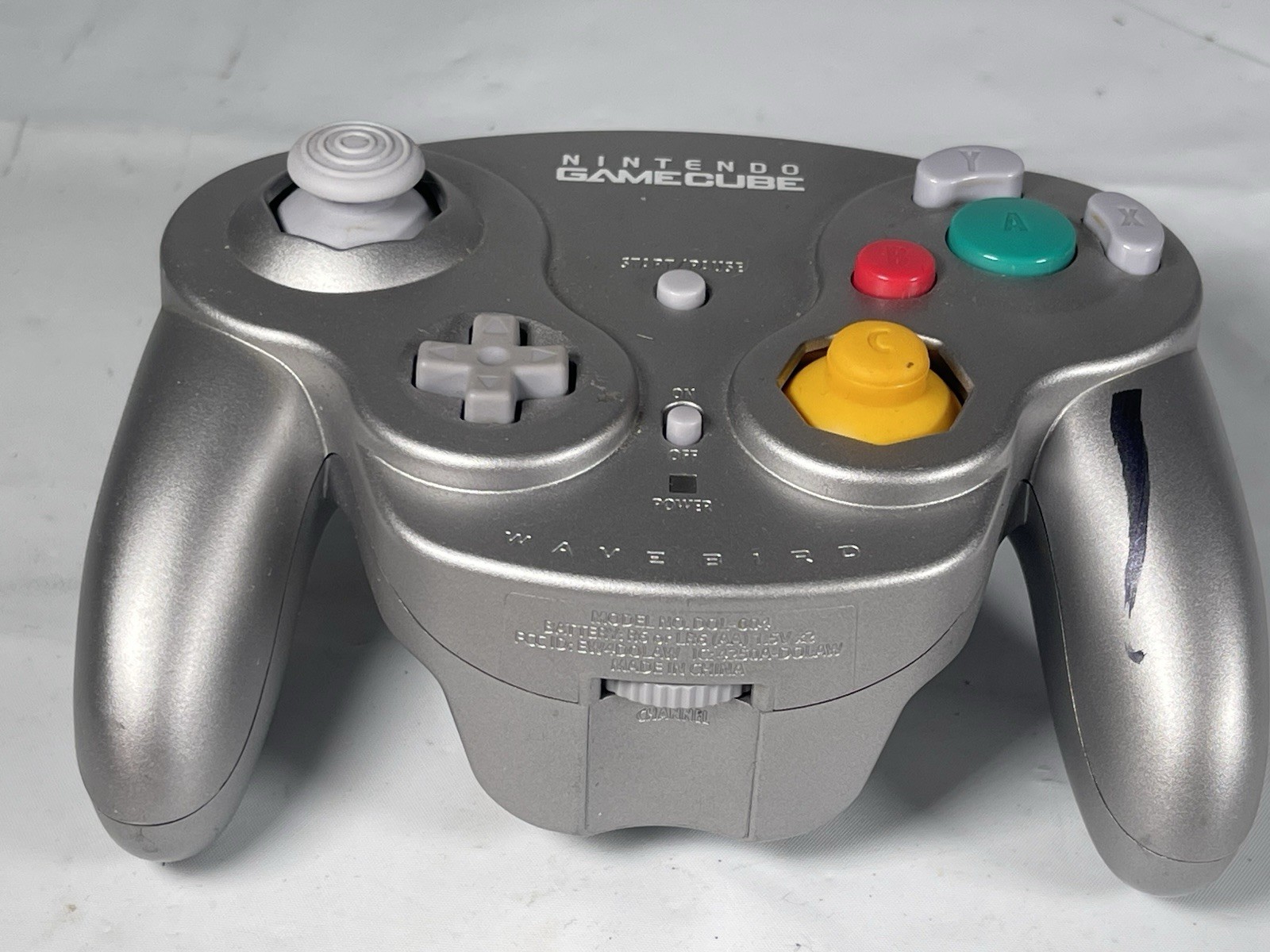 GameCube Wavebird Controller W/ RECEIVER For Parts Or Repair