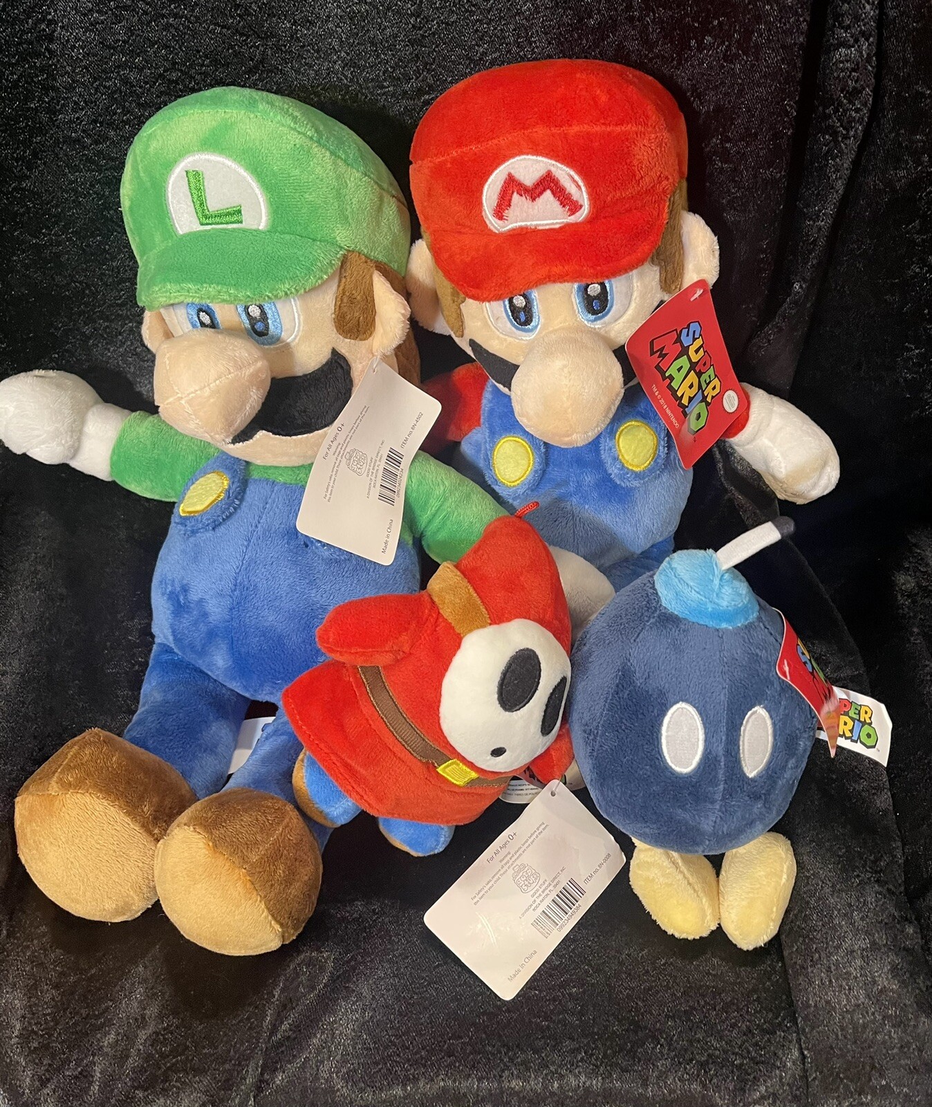 Nintendo Super Mario Video Game Plush Luigi Bob Omb Shy Guy 2018 2020 Brothers