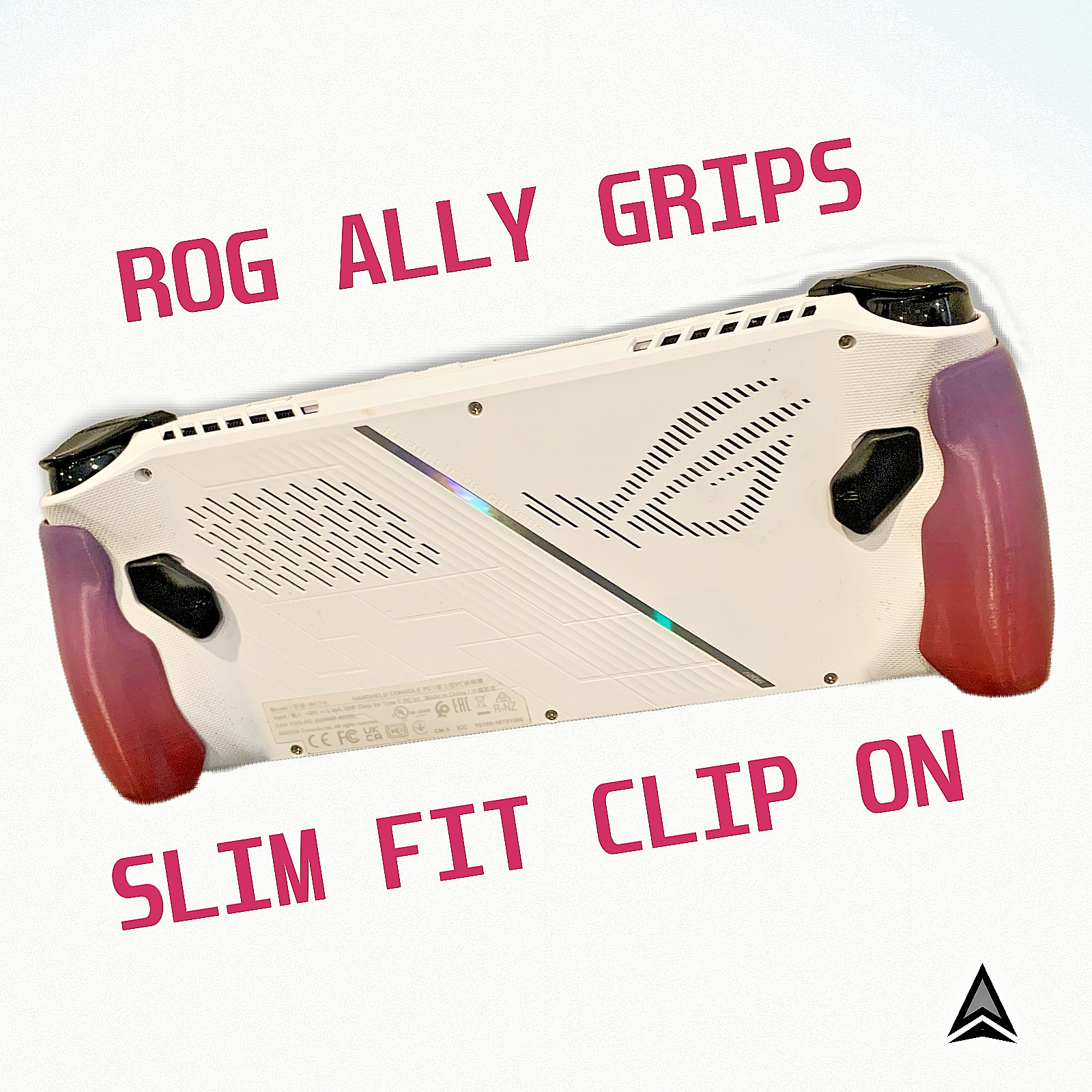 ROG ALLY Grips / Stand / EASY INSTALL / CLIP ON – 3d Printed