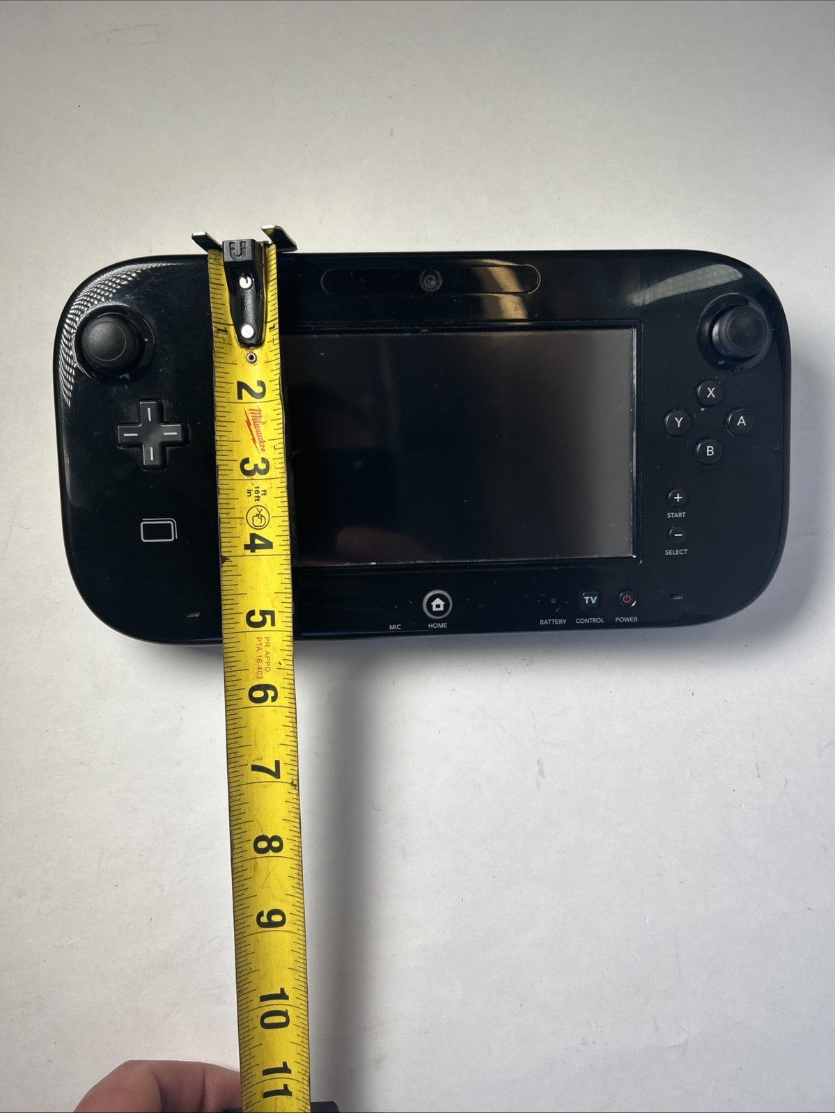Defective Nintendo WUP-010 (USA) Gamepad Black Parts Or Repair READ! Broken