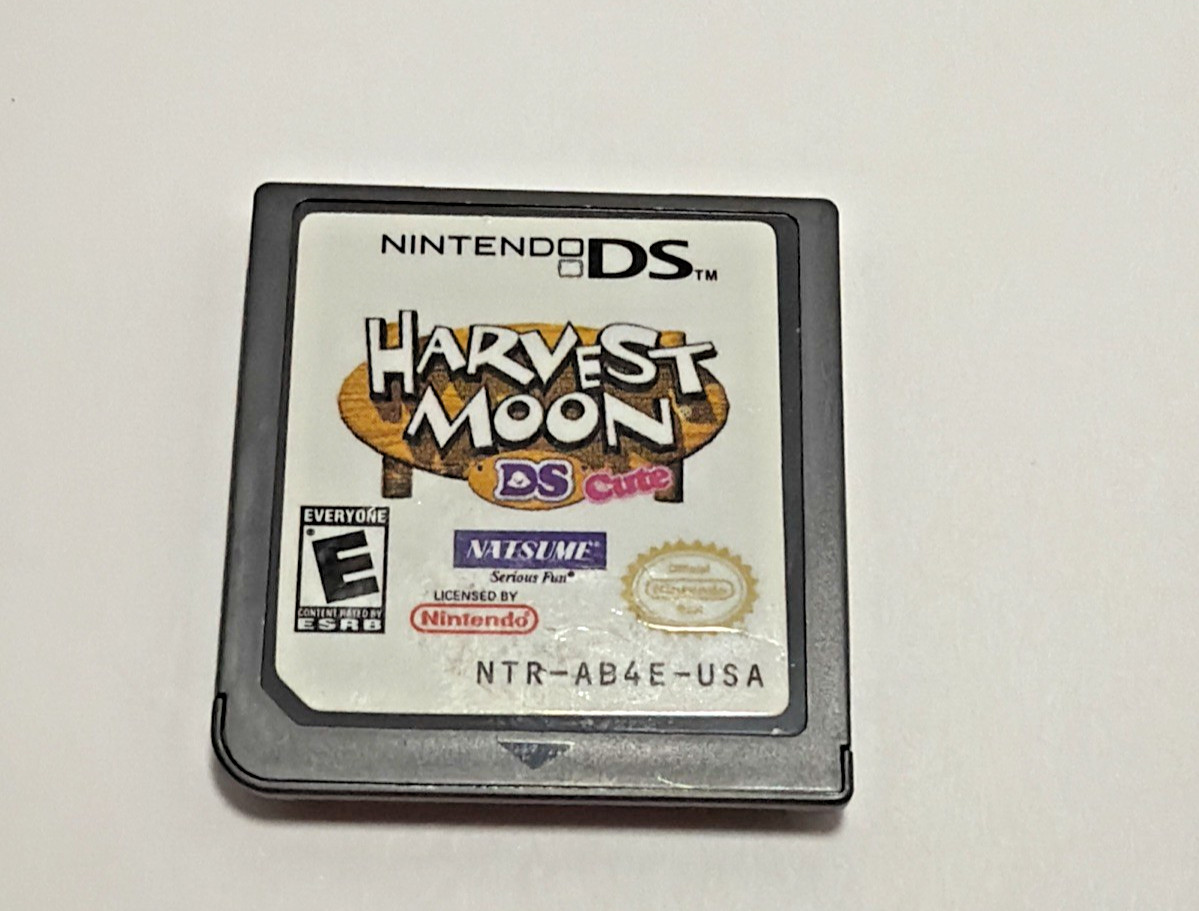 Harvest Moon DS: Cute (Nintendo DS, 2008) Authentic Game Cartridge