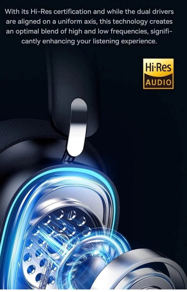 GH02 Wireless Gaming Headphones with Mic, Bluetooth 5.3, RGB Lighting