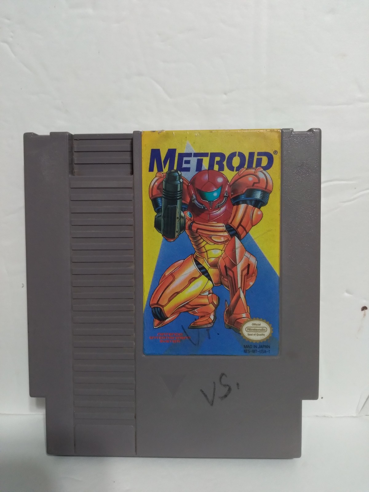 Metroid Yellow Label NES Authentic TESTED Cartridge Only Nintendo Vintage