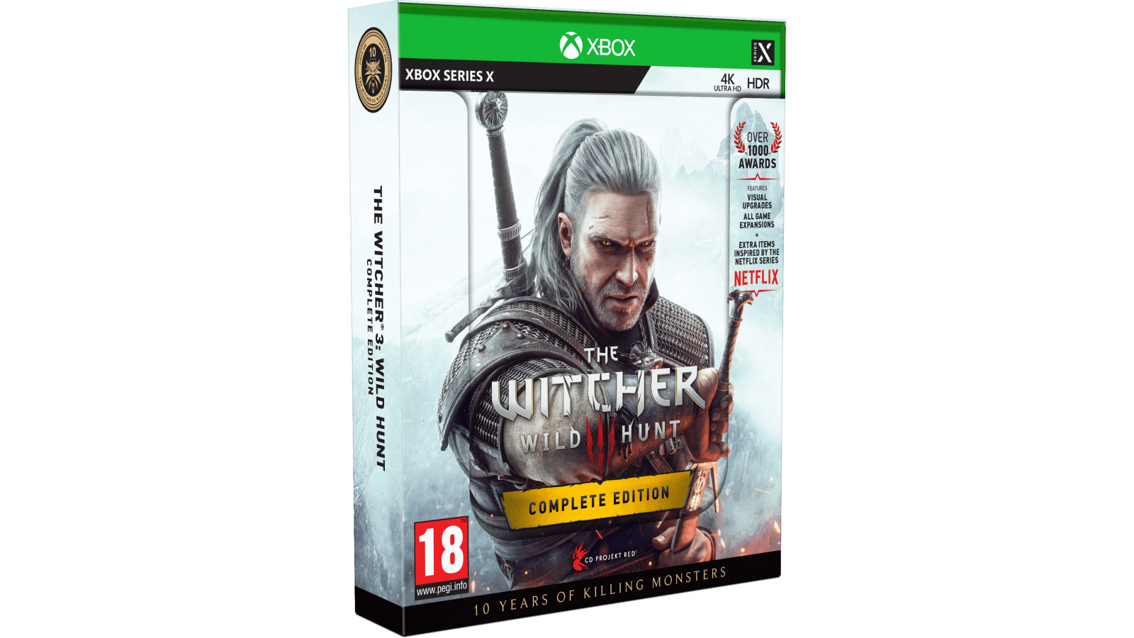 THE WITCHER 3 ANNIVERSARY STEELBOOK XBOX SERIES X 10 YEARS OF CUSTOMS FREE