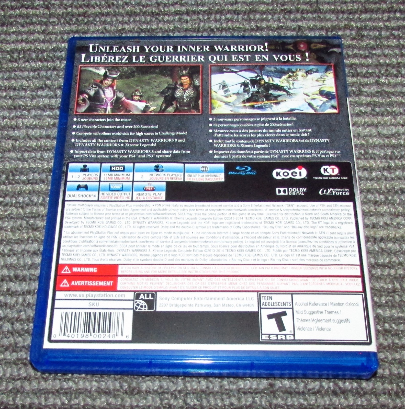 Dynasty Warriors 8 Xtreme Legends – Complete Edition Playstation 4 Fast Shipping