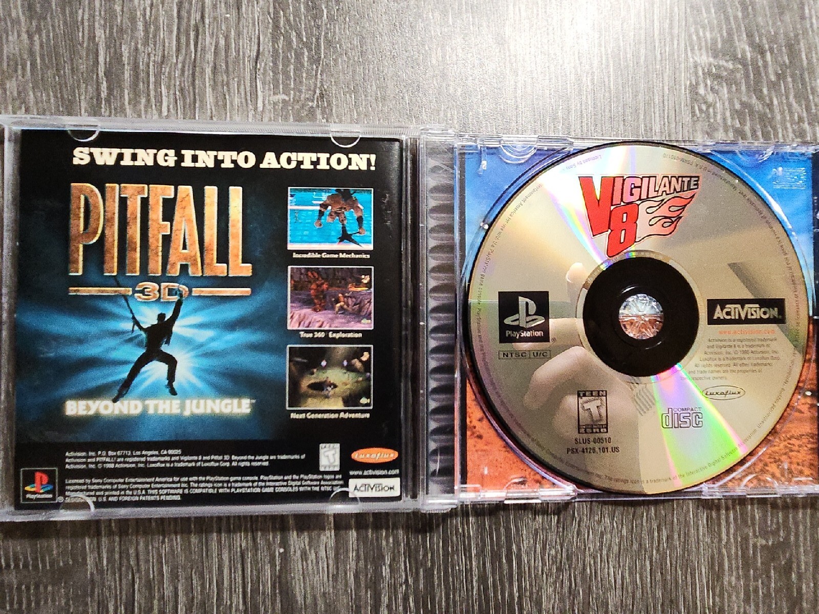 Vigilante 8 (Sony PlayStation 1, 1998) CIB TESTED with registration