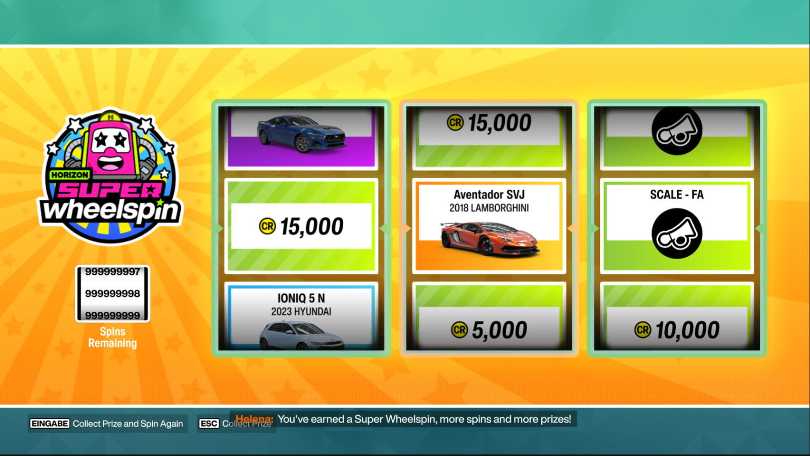 Forza Horizon 6 ALL 640+ Cars Unl. Wheelspins 999.999.999 CREDITS XBOX PC STEAM