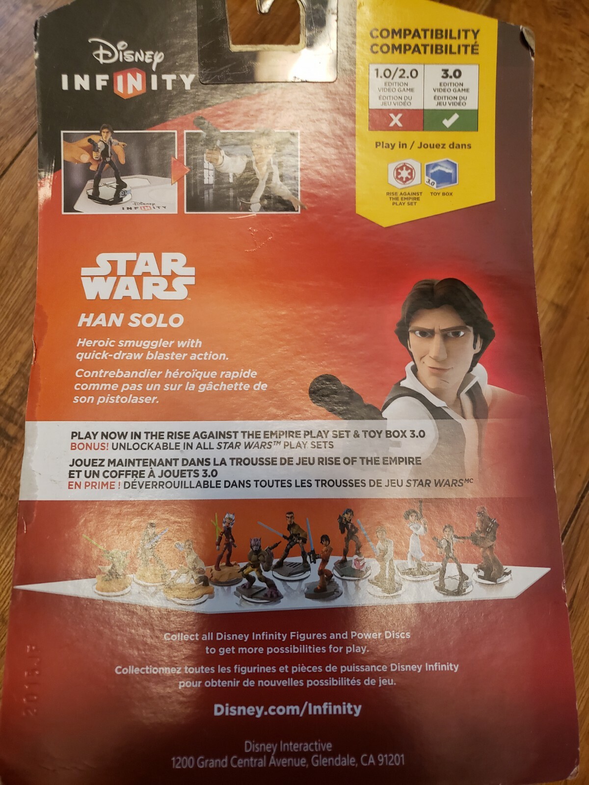 Disney Infinity 3.0 Edition: Star Wars Han Solo Figure in box