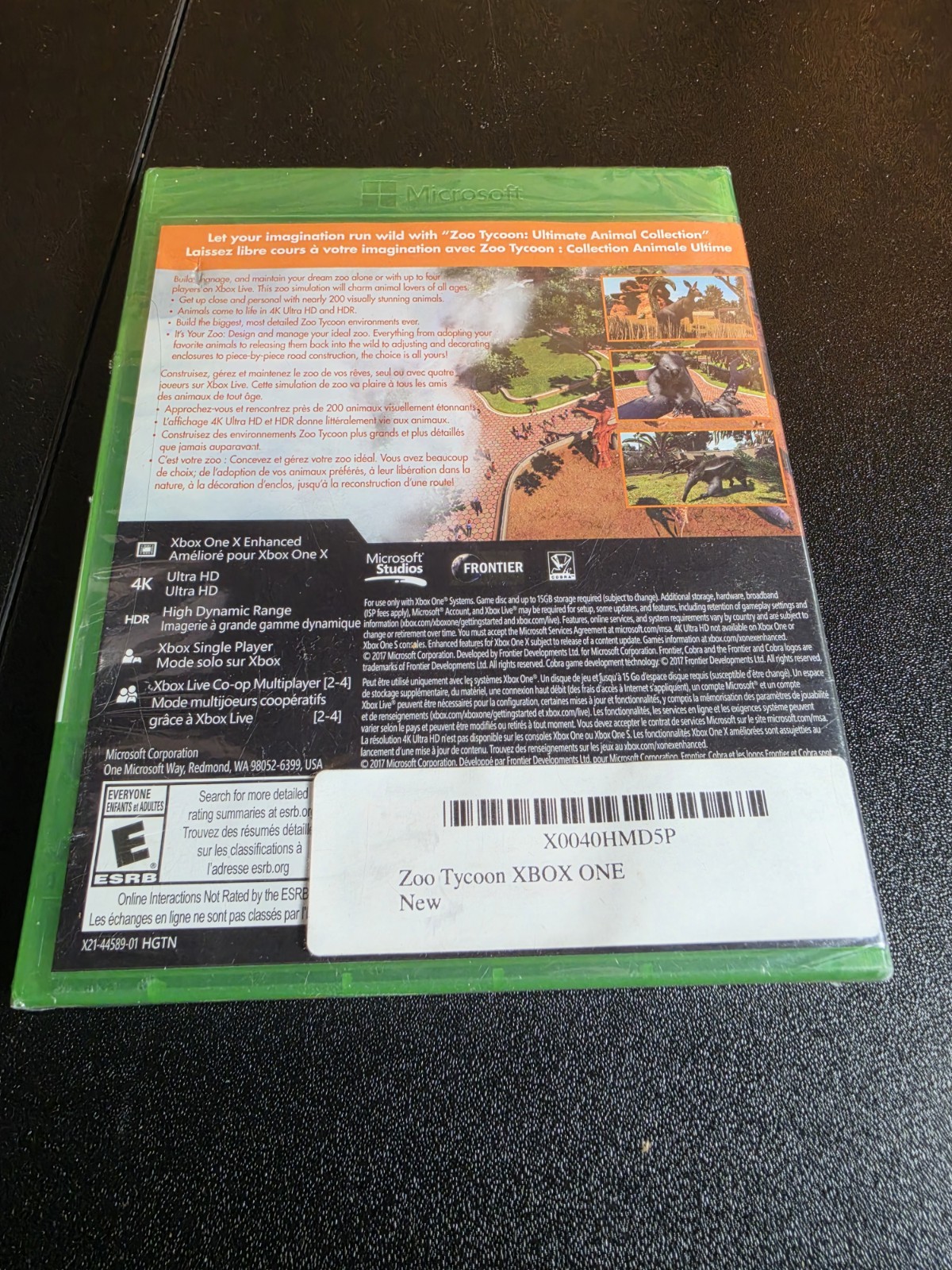 Zoo Tycoon Ultimate Animal Collection Xbox One (BRAND NEW + SEALED)