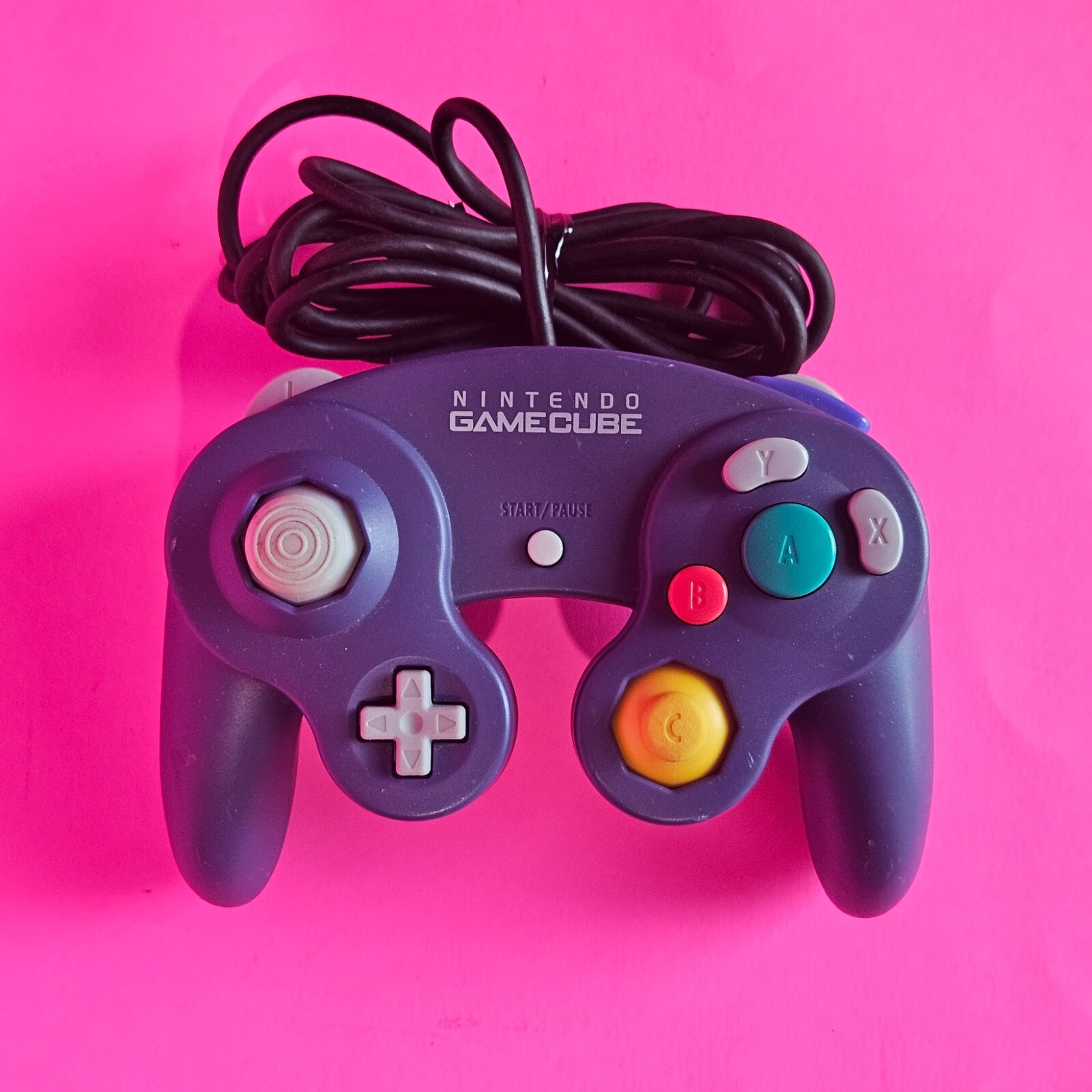 Official Nintendo GameCube Controller PURPLE INDIGO 👾 OEM Wii Remote DOL-003