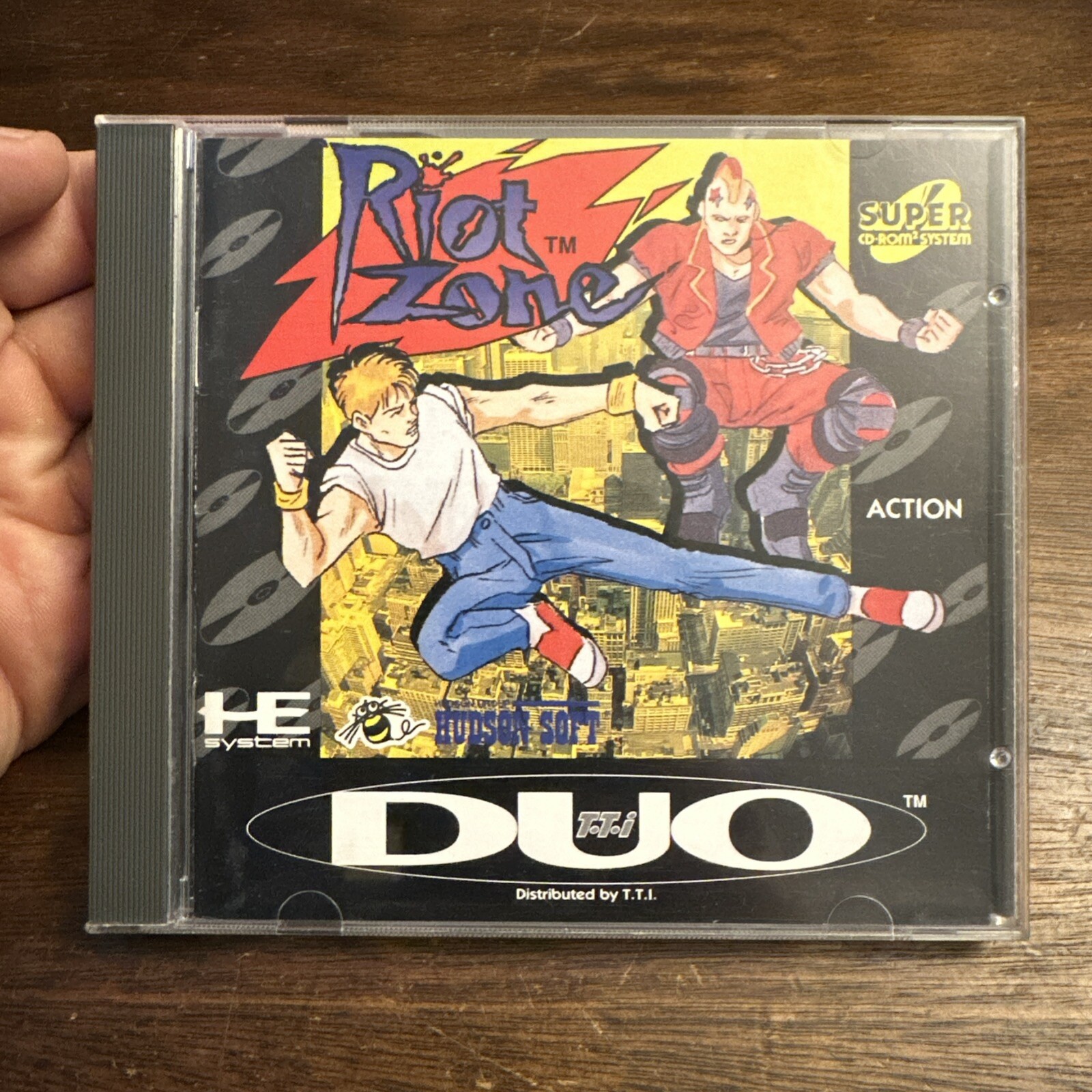 Riot Zone (TurboGrafx-CD TurboDuo) Complete – Tested – Authentic