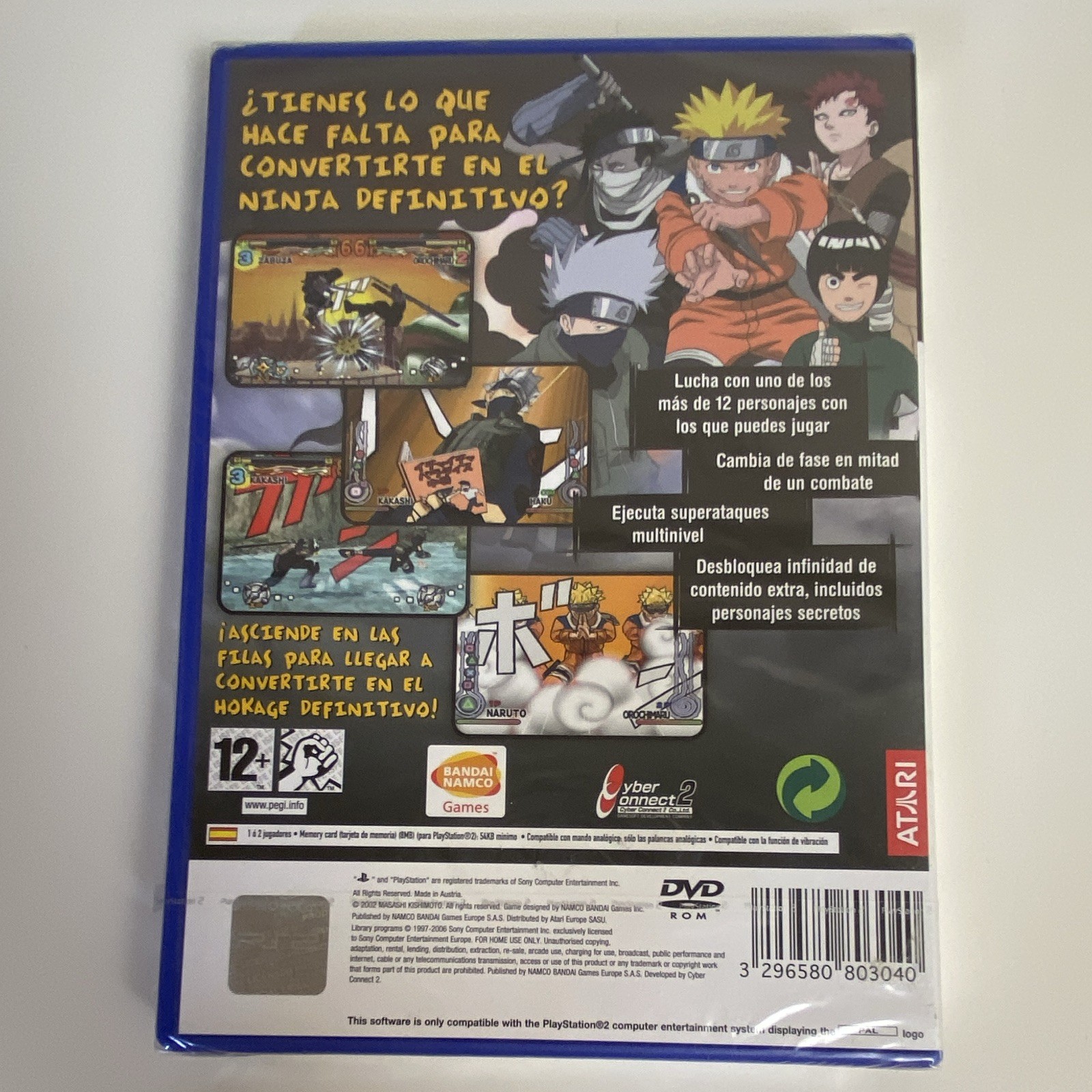 SEALED Naruto: Ultimate Ninja PS2 PAL Spain PEGI Fighting Game