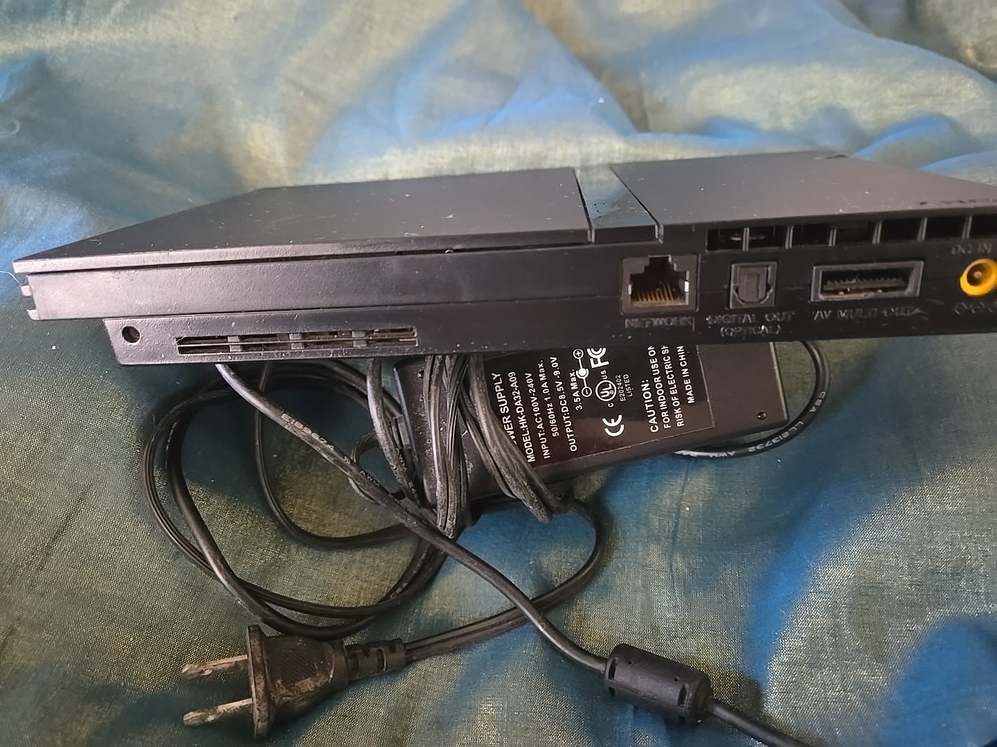 Sony PlayStation 2 Slim Console Black Tested . Original Slim.