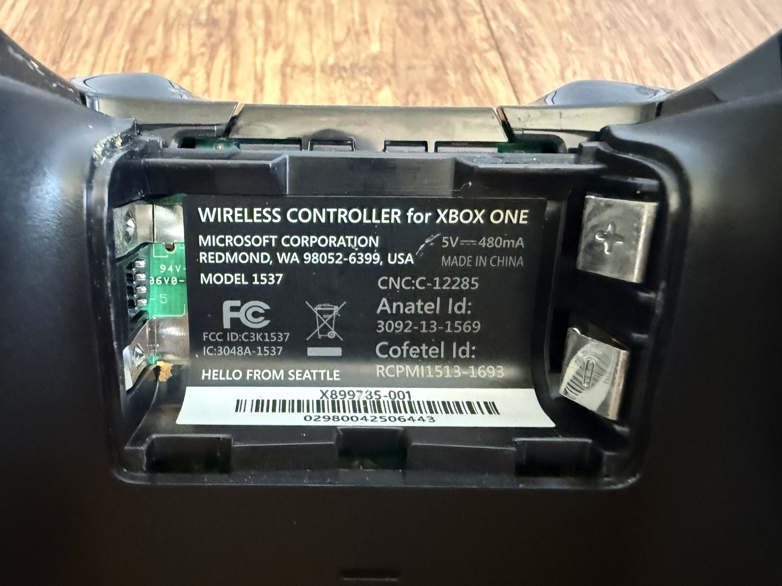 Microsoft Xbox One Wireless Controller • Model 1537 • OEM • Black • Tested