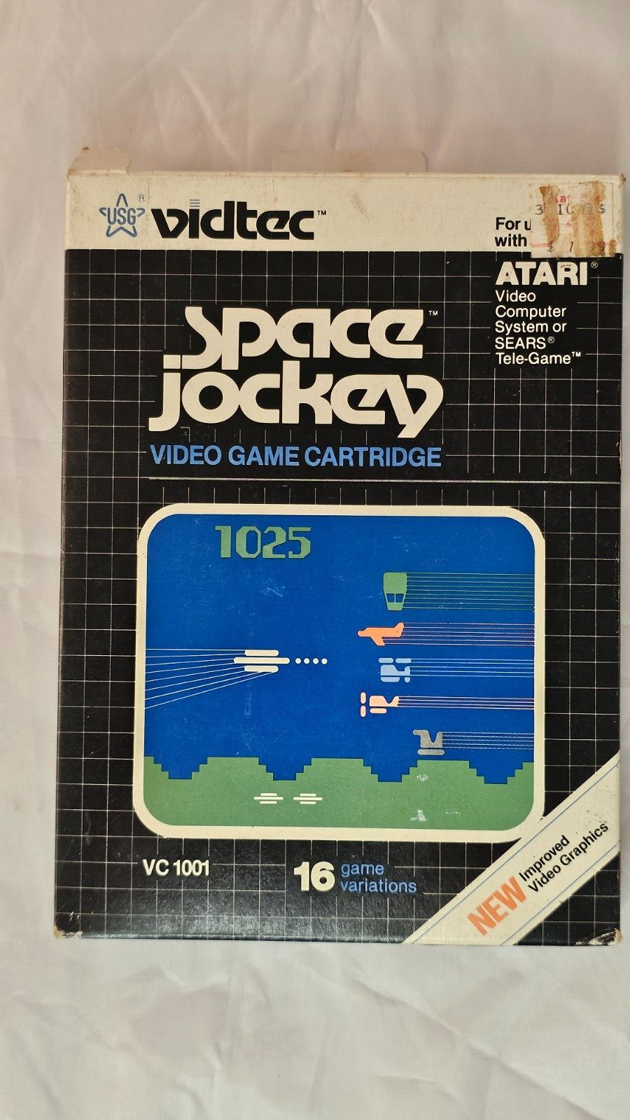 ATARI 2600 GAME – VIDTEC – SPACE JOCKEY – IN BOX