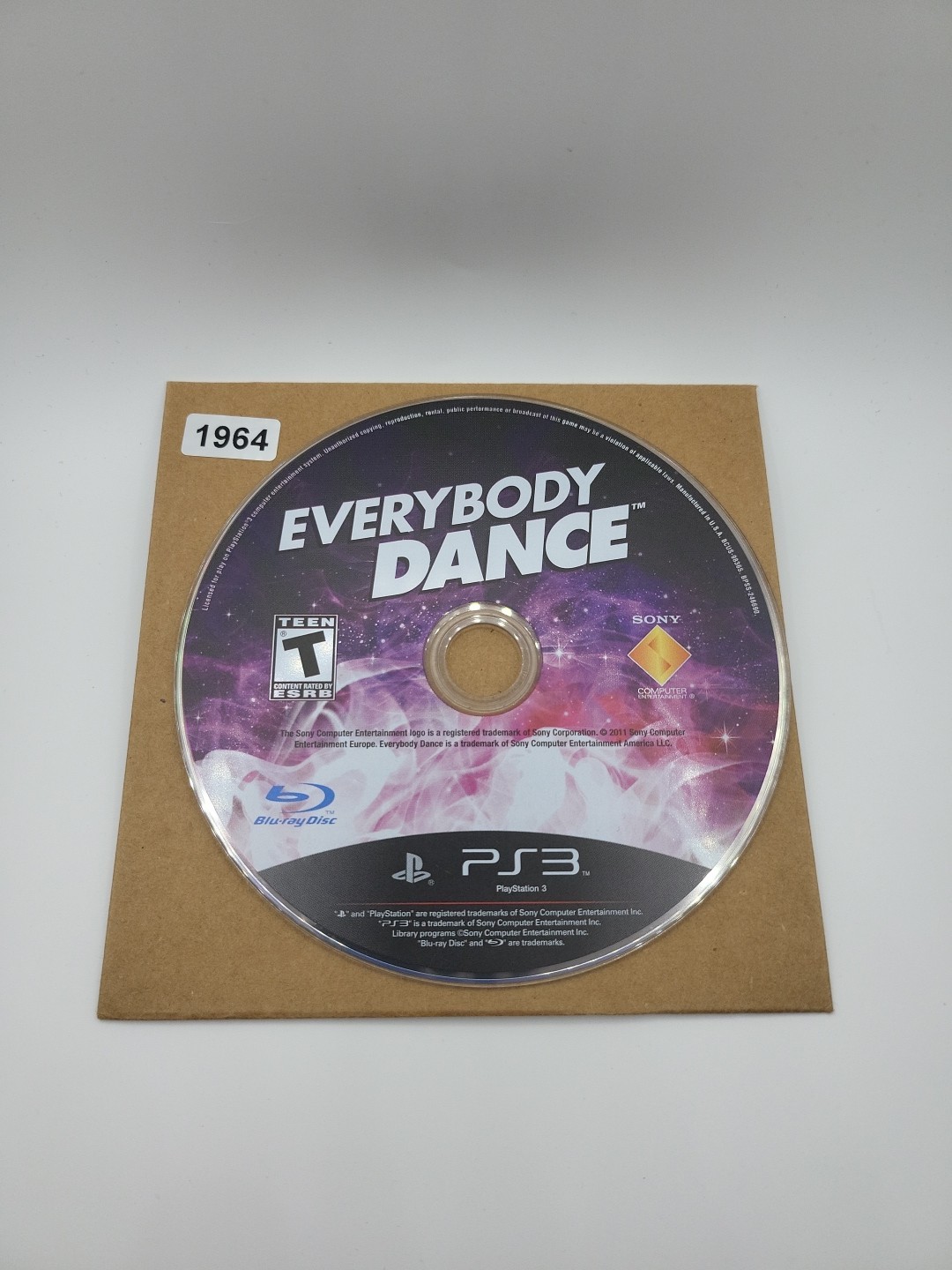 Everybody Dance (PlayStation 3 PS3 DISC ONLY) NO USPS TRACKING