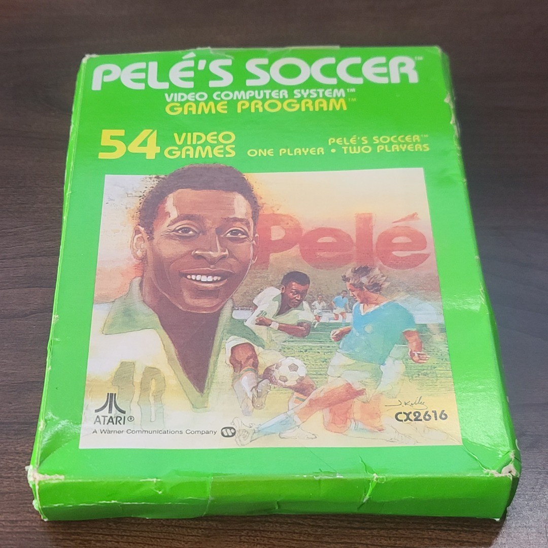 Pele’s Soccer Atari 2600 Game and Box Only No Manual Tested Working