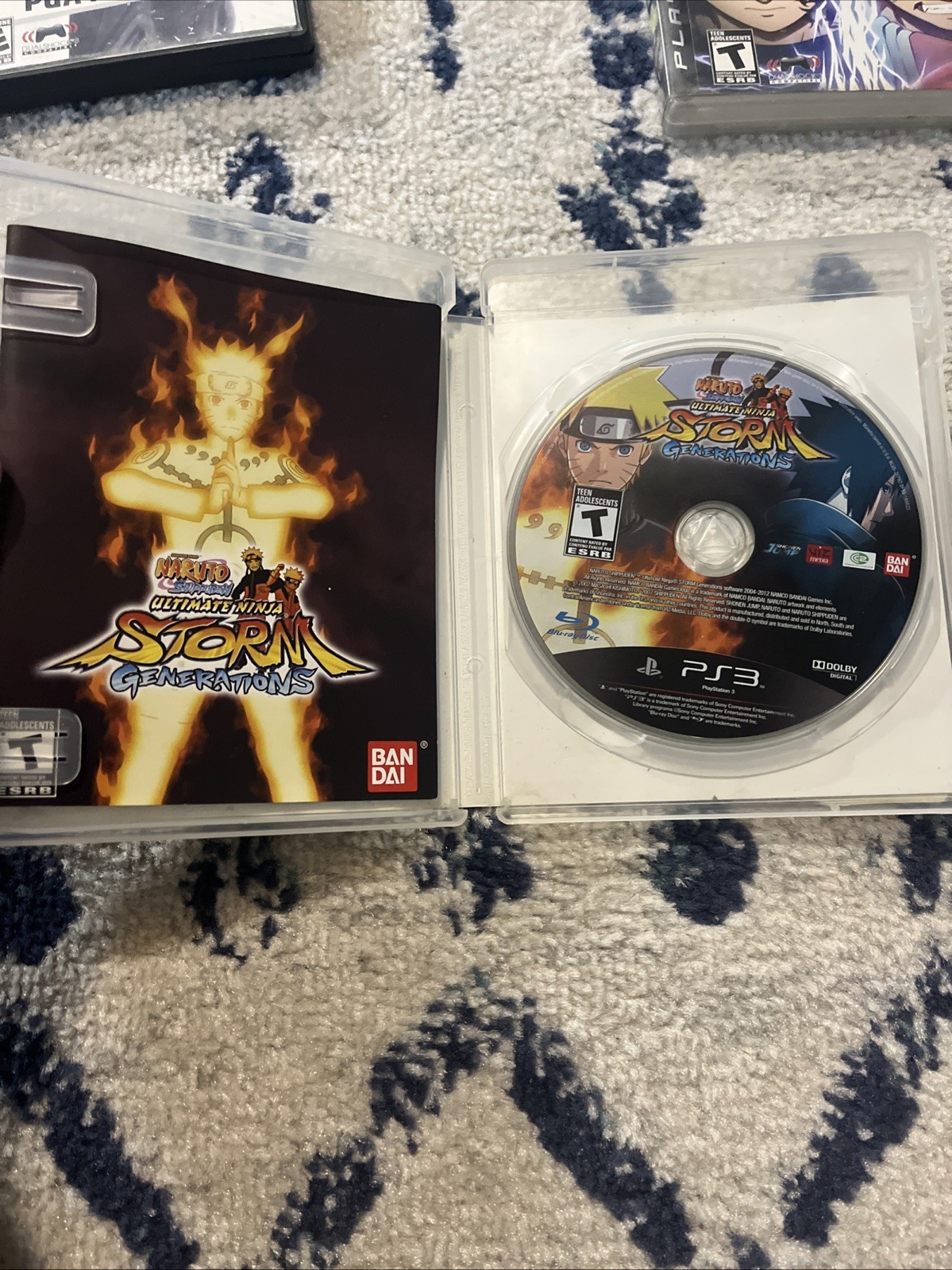 Sony PlayStation 3 Video Games Lot Of 7 The Smurfs 2, Naruto, Tomb Raider