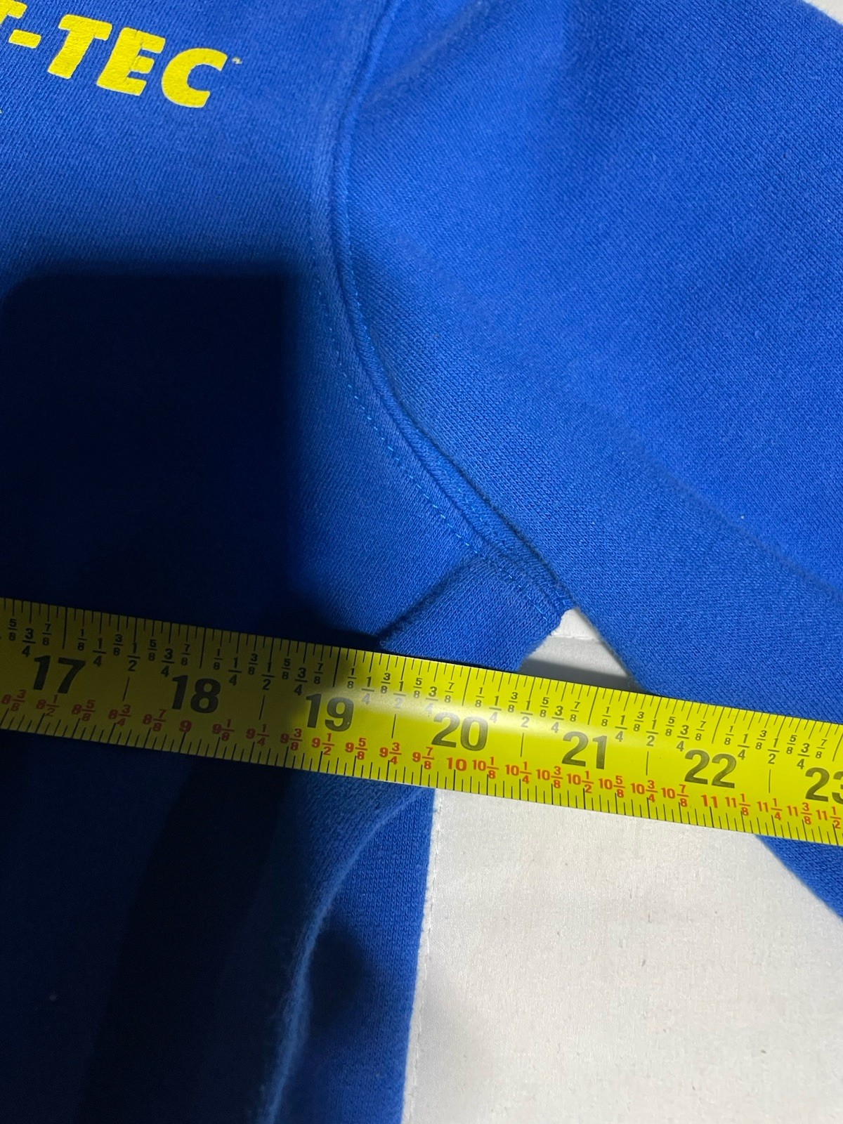 Fallout Vault 101 Hoodie Bethesda Full Zip Official Merch Men’s L Blue Yellow