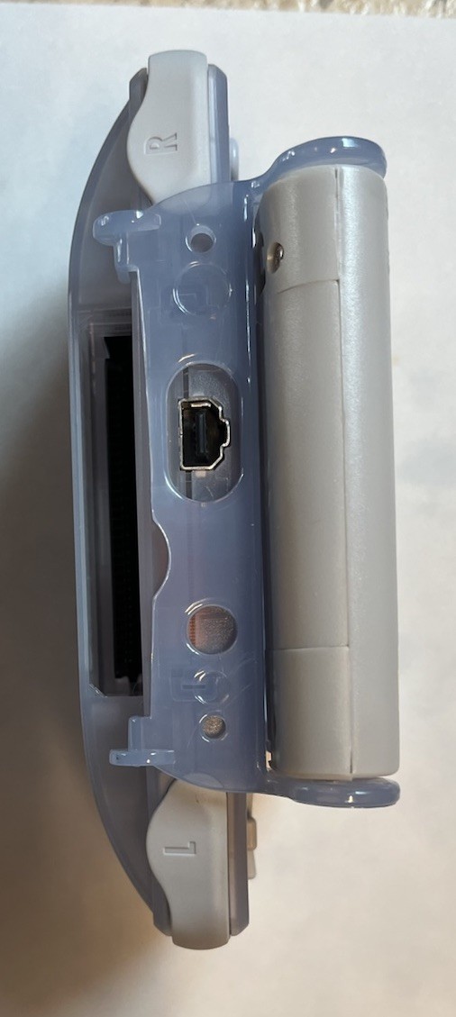 Nintendo Game Boy Advance Glacier Console AGB 001 Mad Cats Screen Mag Light
