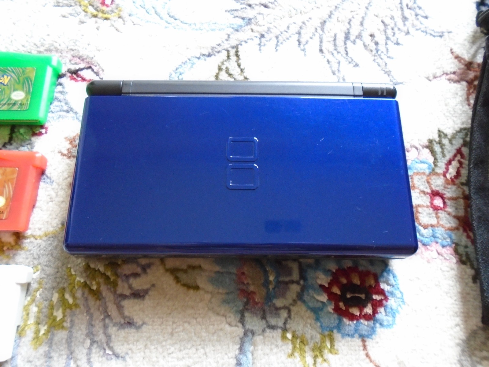 Nintendo DS Lite Blue/Black Console USG-001 w/ Pokémon games GBA USA SEE VIDEO!