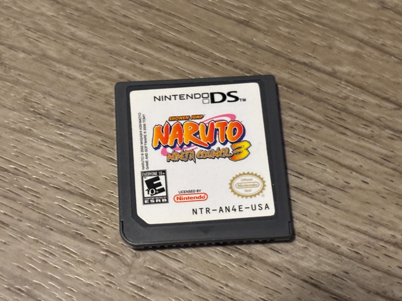 Naruto Ninja Council 3 Nintendo DS Game + Case Authentic Good Shape