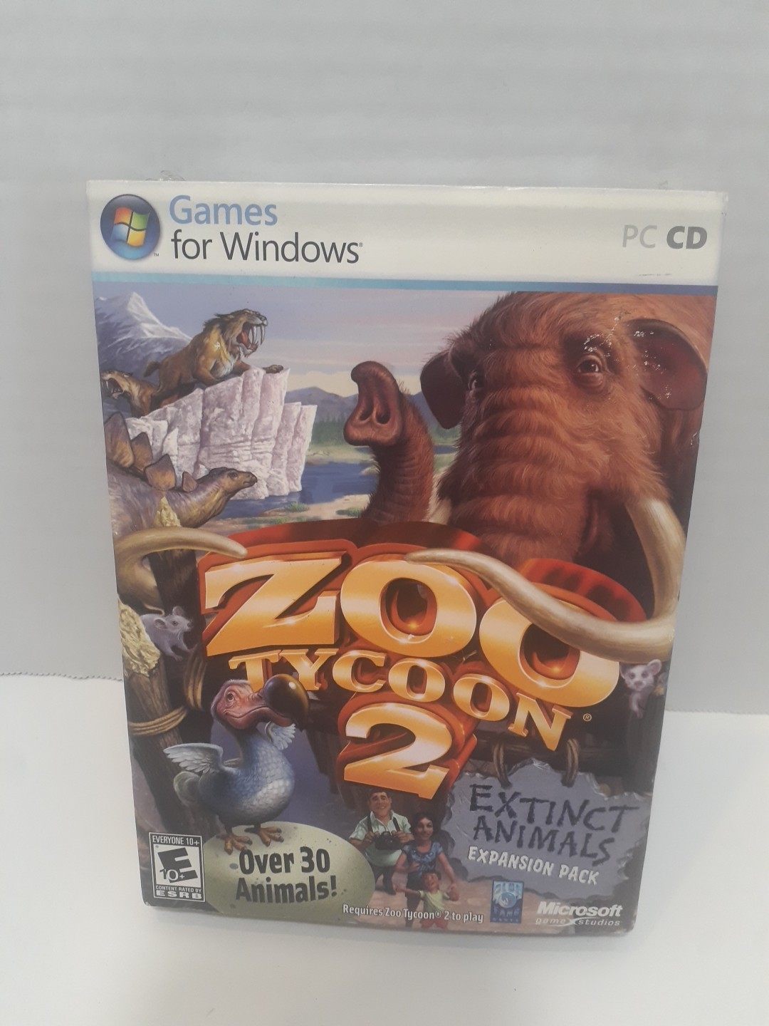 Zoo Tycoon 2: Extinct Animals (PC, 2007) NEW SEALED