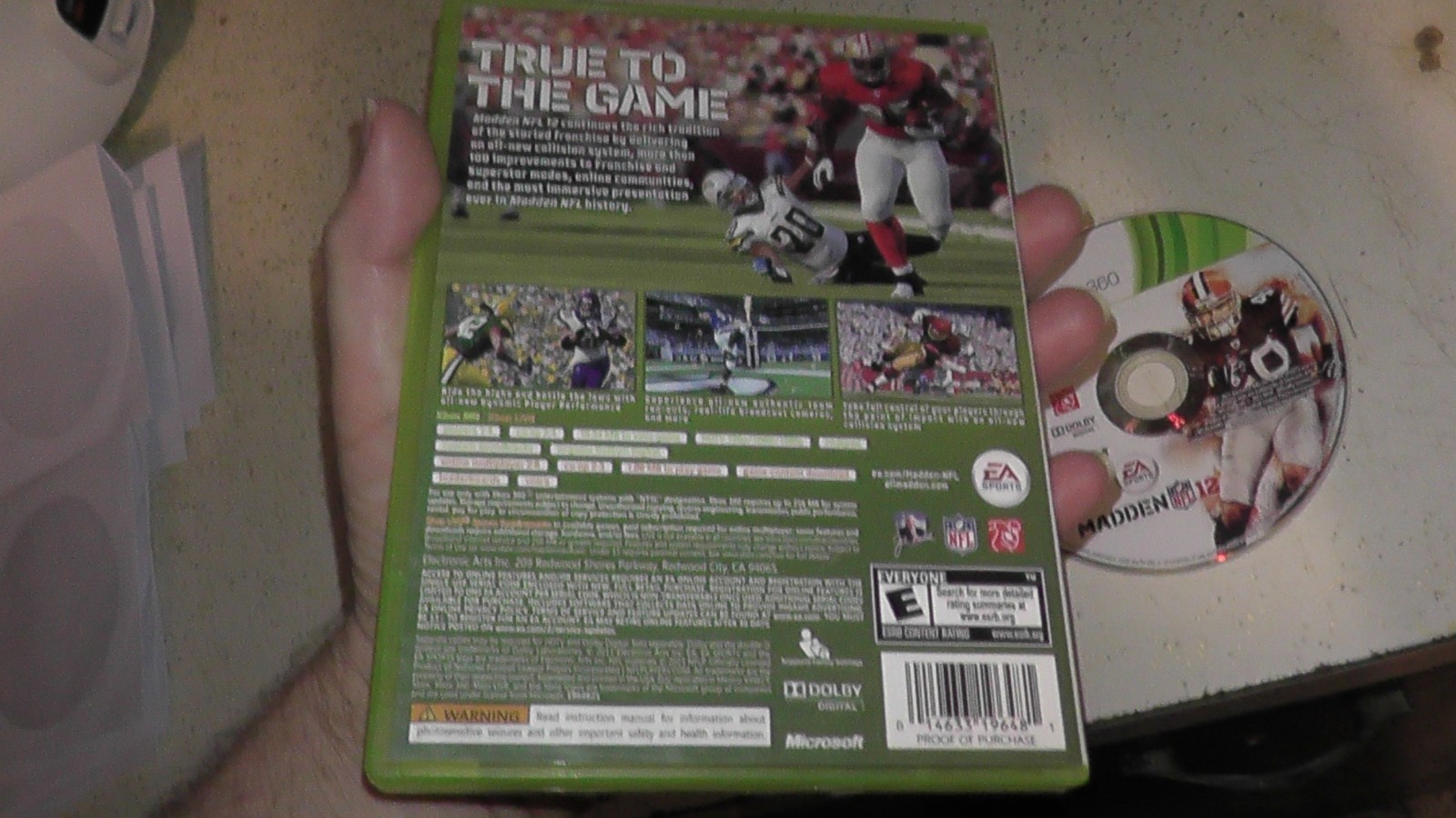 MADDEN NFL 12 – xbox 360 Game Tested Working
