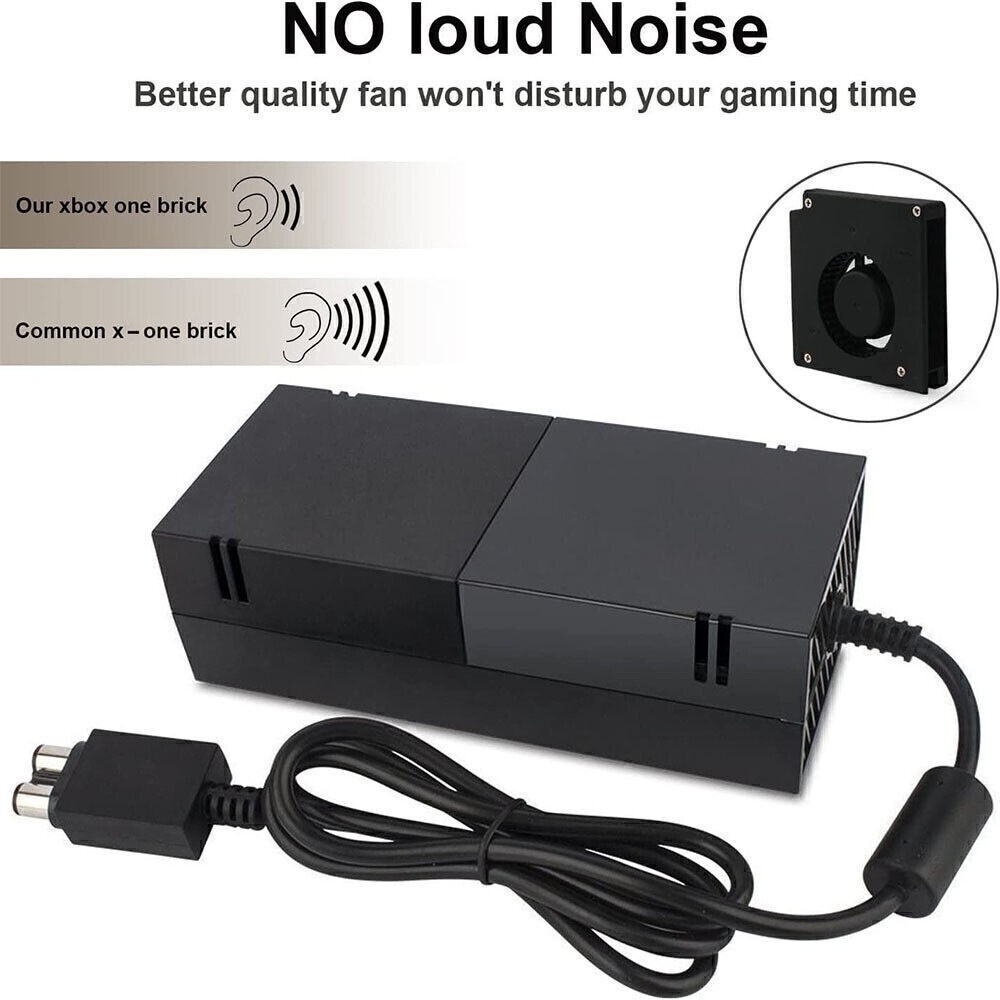 New For Microsoft Xbox One Console AC Adapter Brick Charger Power Supply Cord US