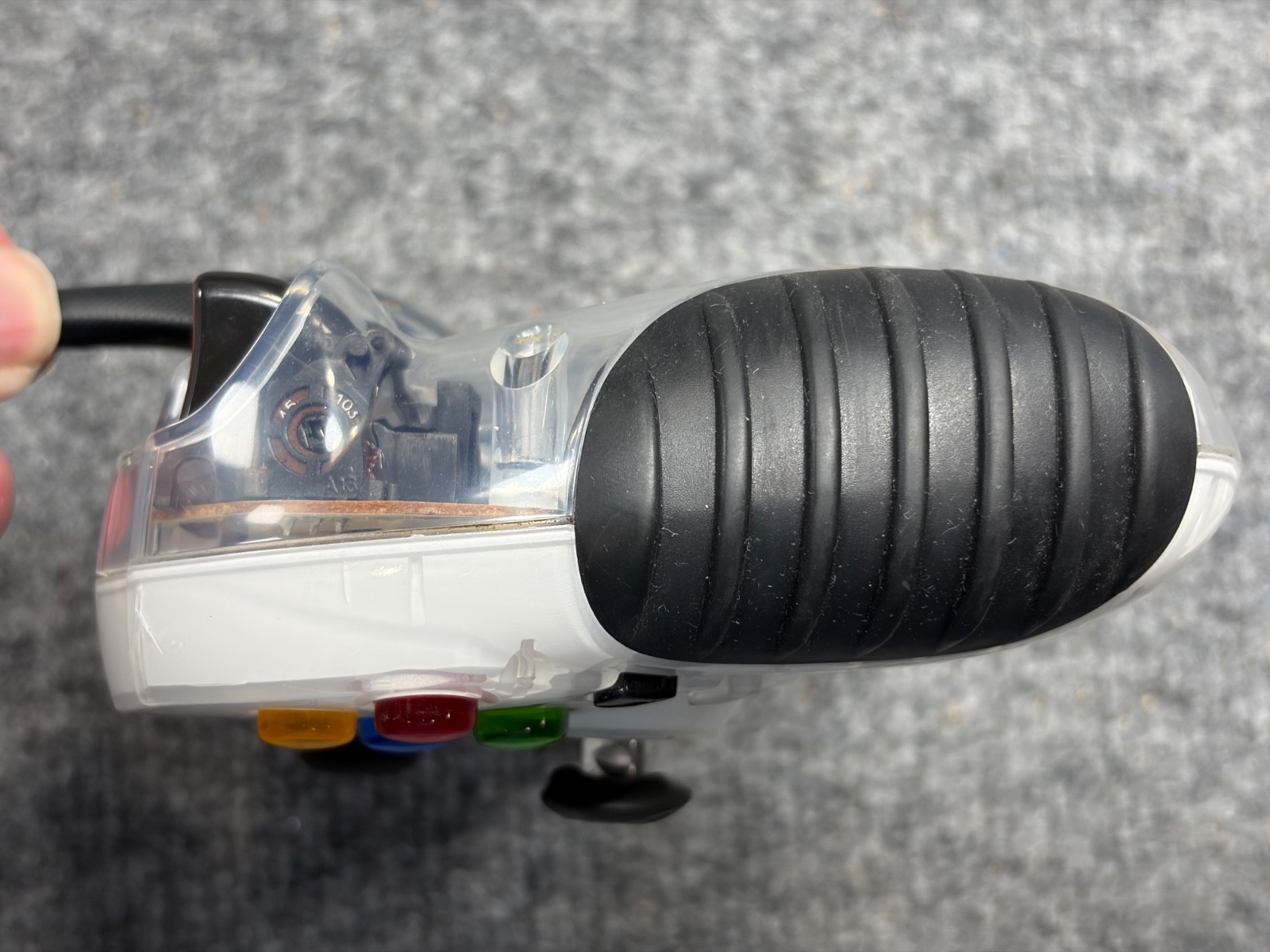 Mad Catz Original Xbox White Batman Begins Wired Controller W/ Breakaway WORKS!