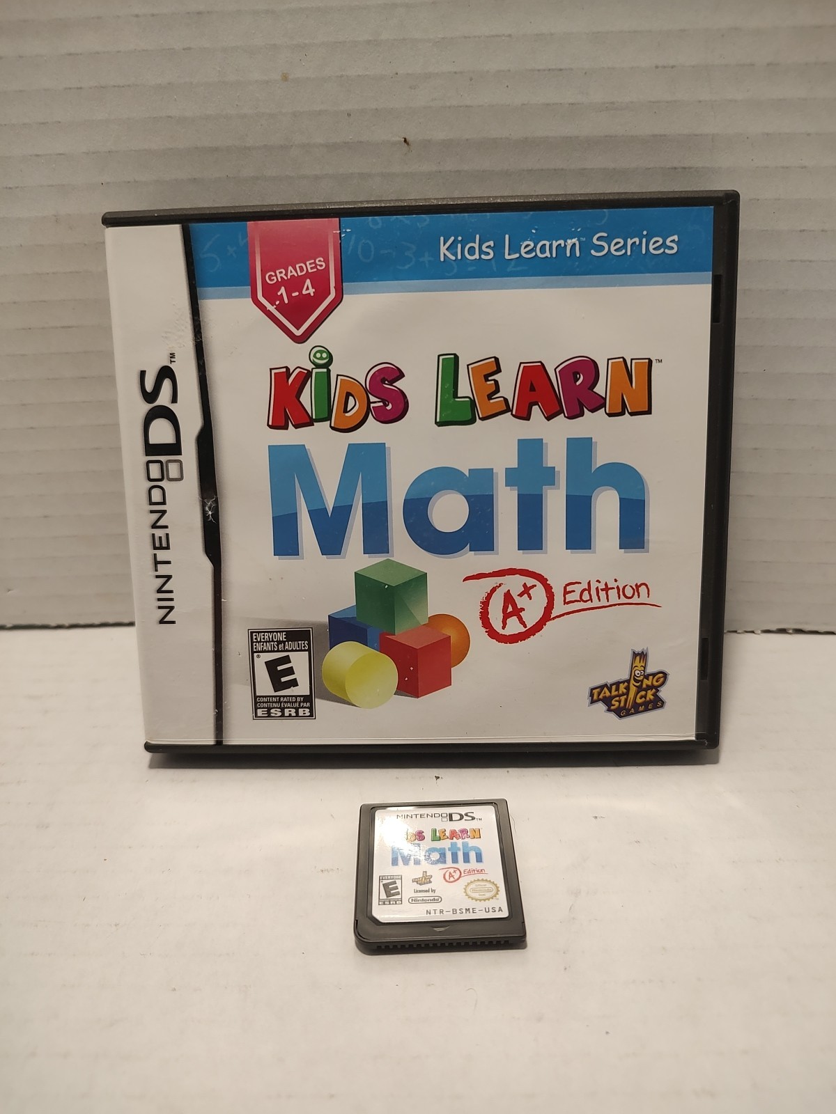 🔥 Kids Learn Math — A+ Edition (Nintendo DS, 2011) Complete WORKS Kids Learn