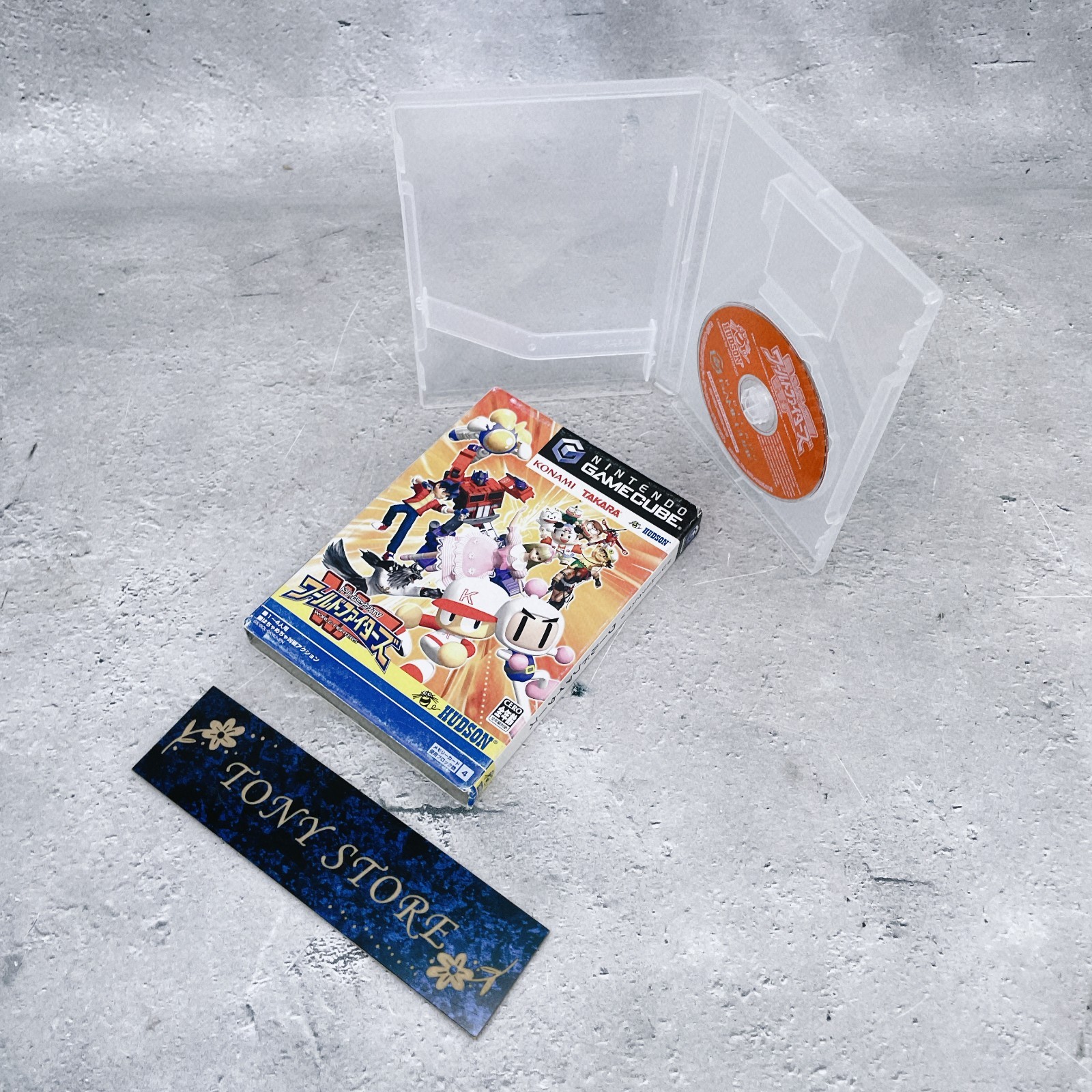 Dream Mix TV World Fighters Nintendo Game Cube Fighting Game Japan 2003 Hudson