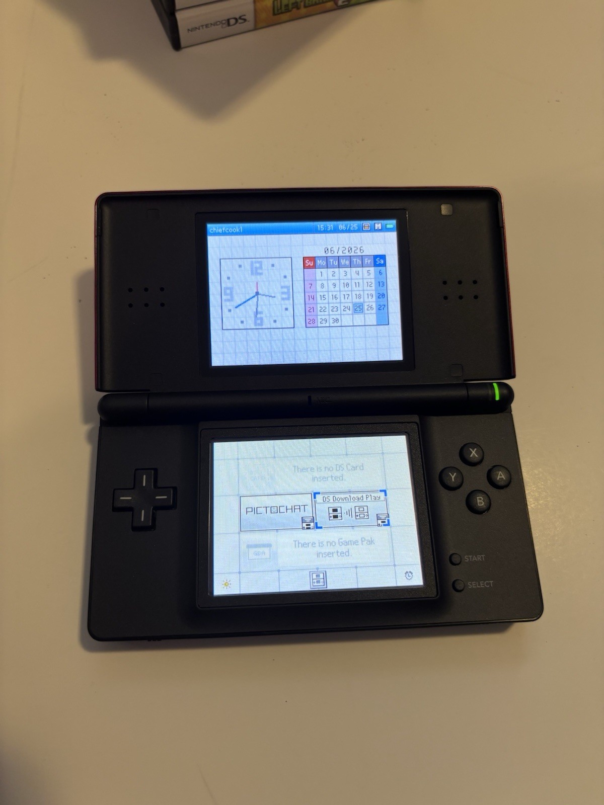 NINTENDO DS LITE PERFECT CONDITION BUNDLE WITH CASE & 6 GAMES – TESTED WORKING