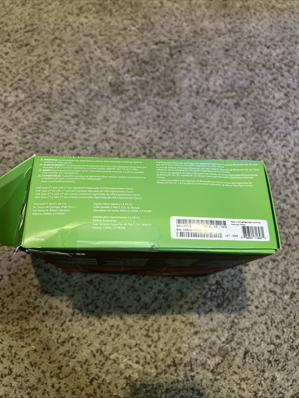 Xbox Series X|S Special Edition Controller Daystrike Camo Box Only