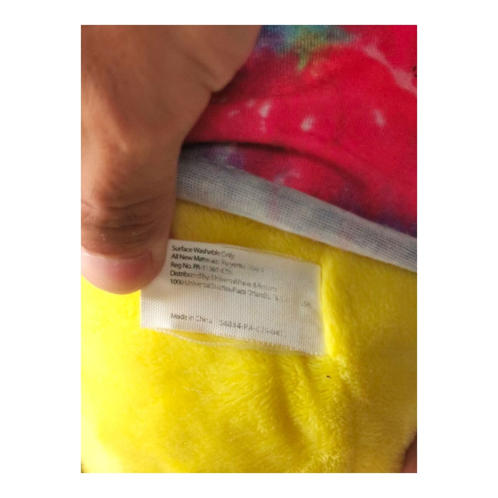Minion Tie Dye Universal Singapore Studios Minion Plush J1