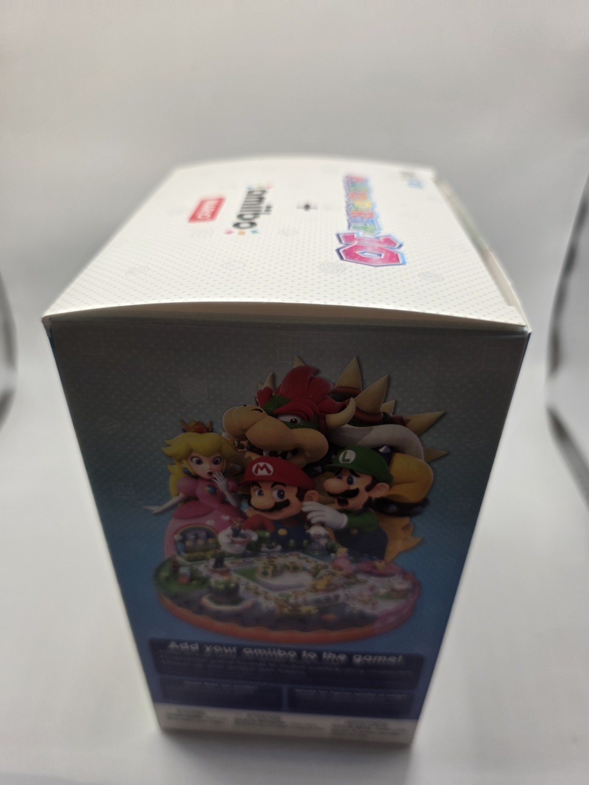 Mario Party 10 + Mario Amiibo Bundle Box ONLY Wii U Empty Box Nintendo Display
