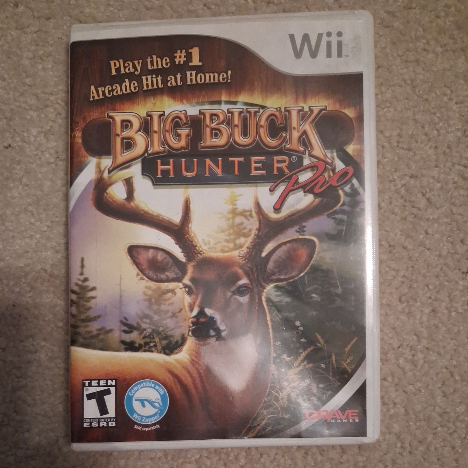 Wii Big Buck Hunter Pro (Nintendo Wii, 2010) CiB With Manual – Tested