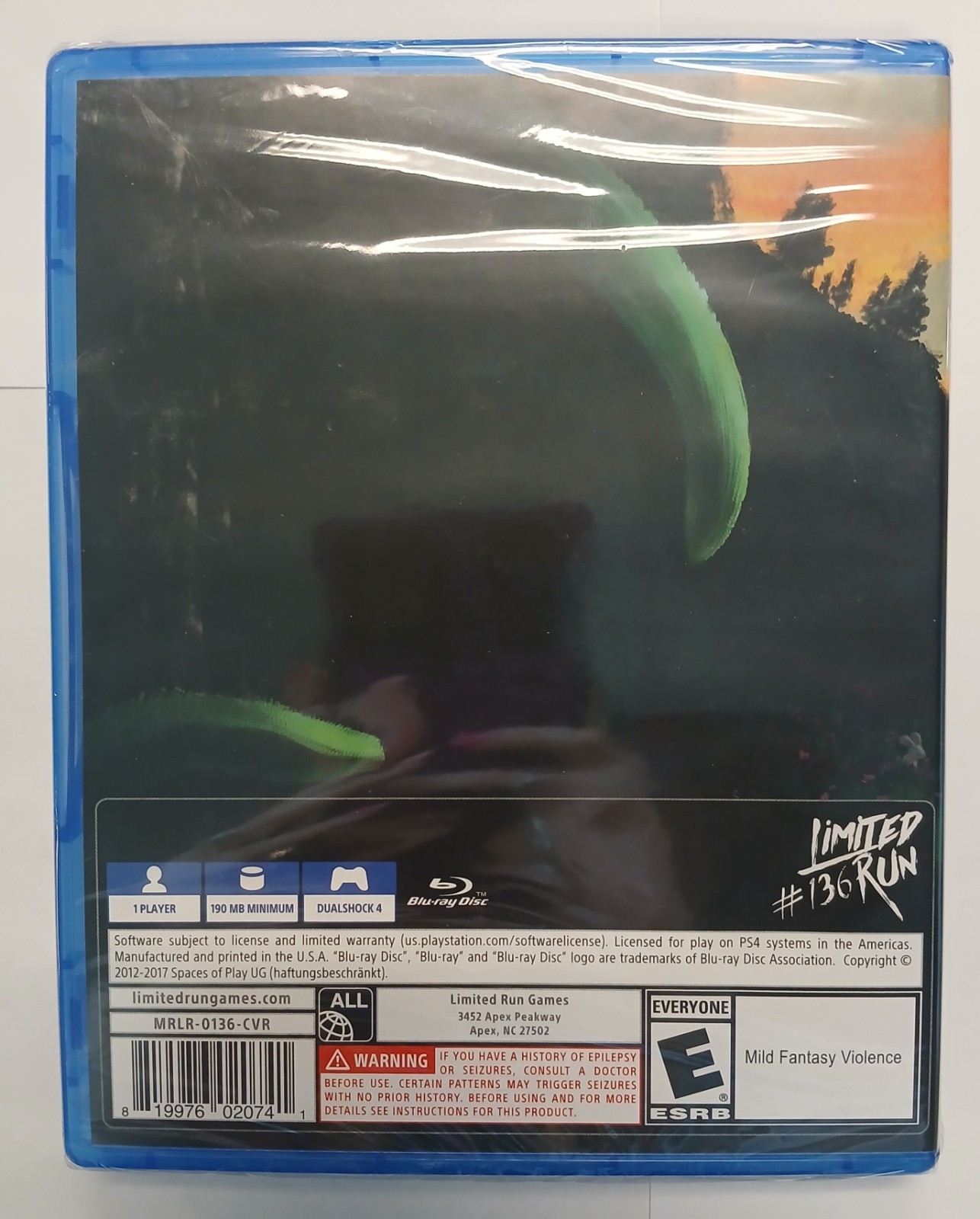 Future Unfolding (Playstation 4) Limited Run #136