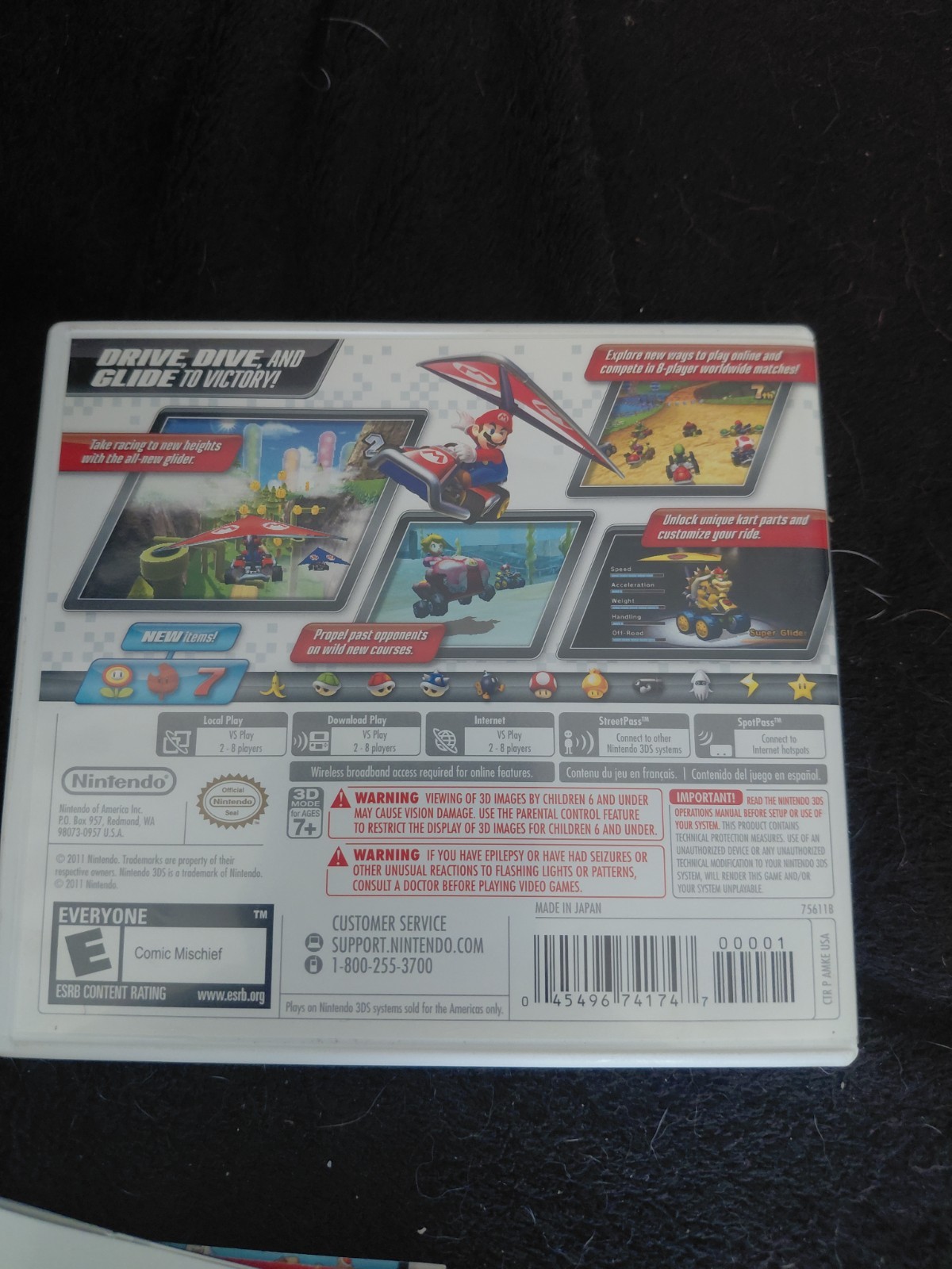 Mario Kart 7 Nintendo 3DS CIB America NTSC