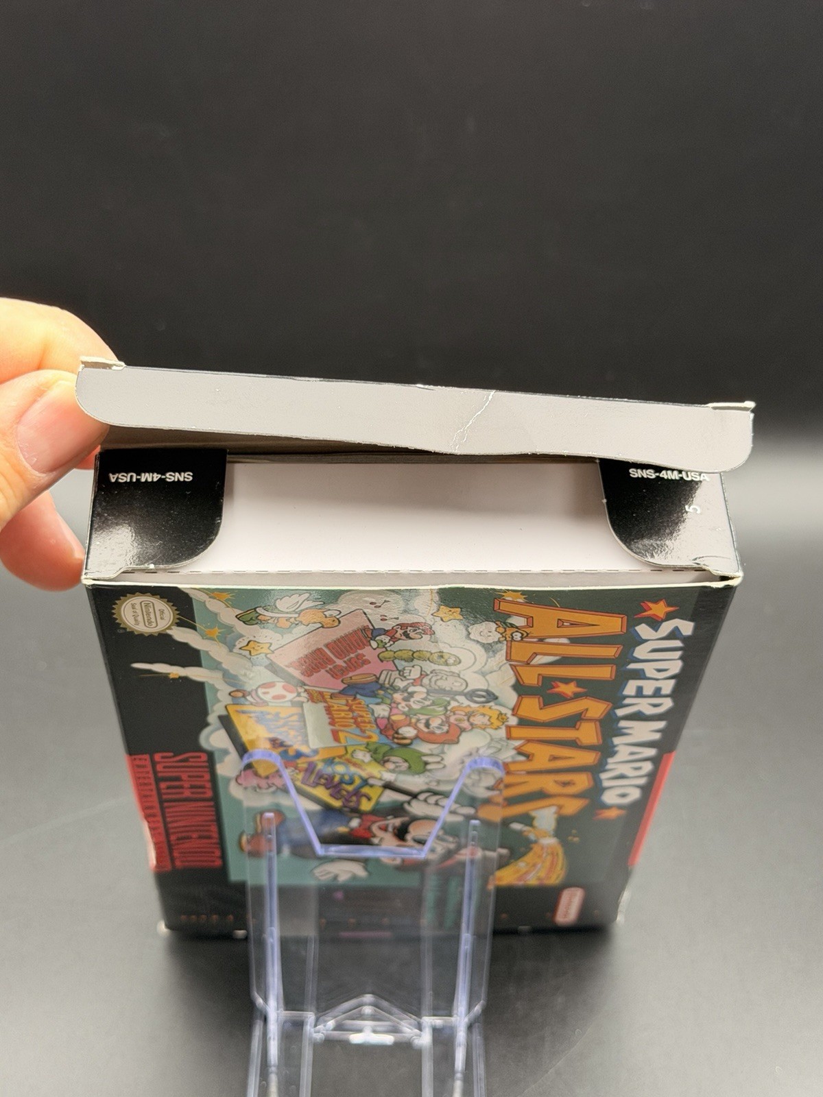 Super Mario All-Stars (Super Nintendo SNES) CIB Complete in Box Manual TESTED