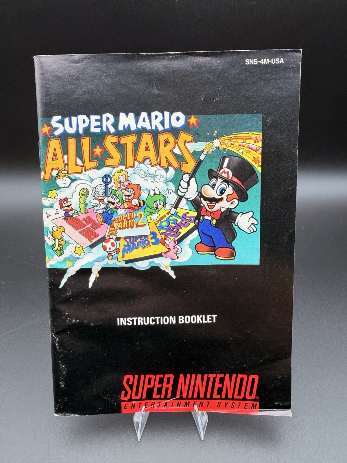 Super Mario All-Stars (Super Nintendo SNES) CIB Complete in Box Manual TESTED