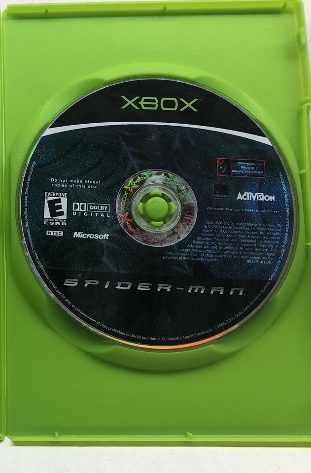 Spider-Man Platinum Hits (Microsoft Xbox, 2003) Clean Tested Working – Free Ship