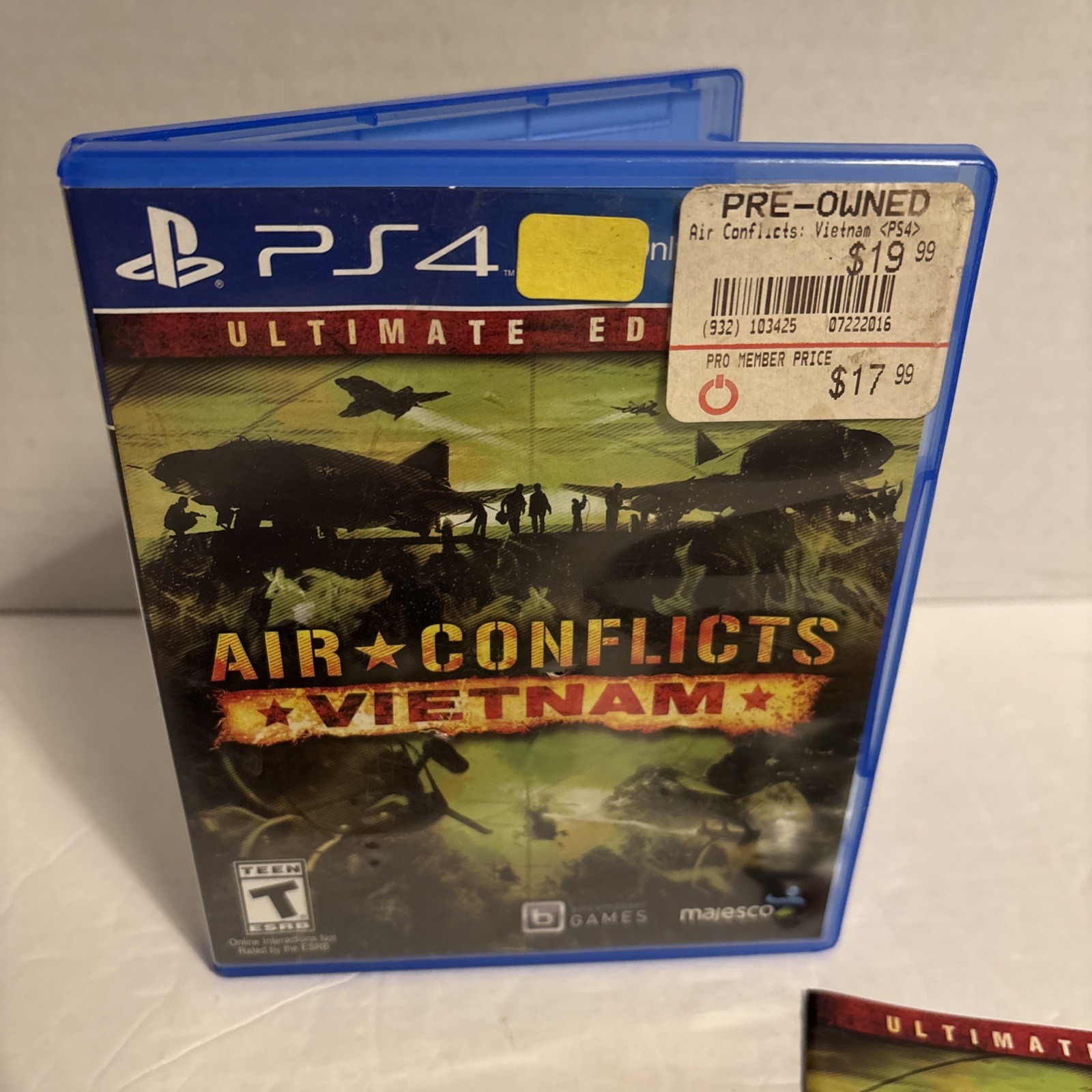Air Conflicts: Vietnam Ultimate Edition (Sony PlayStation 4, 2014) CIB *TESTED*