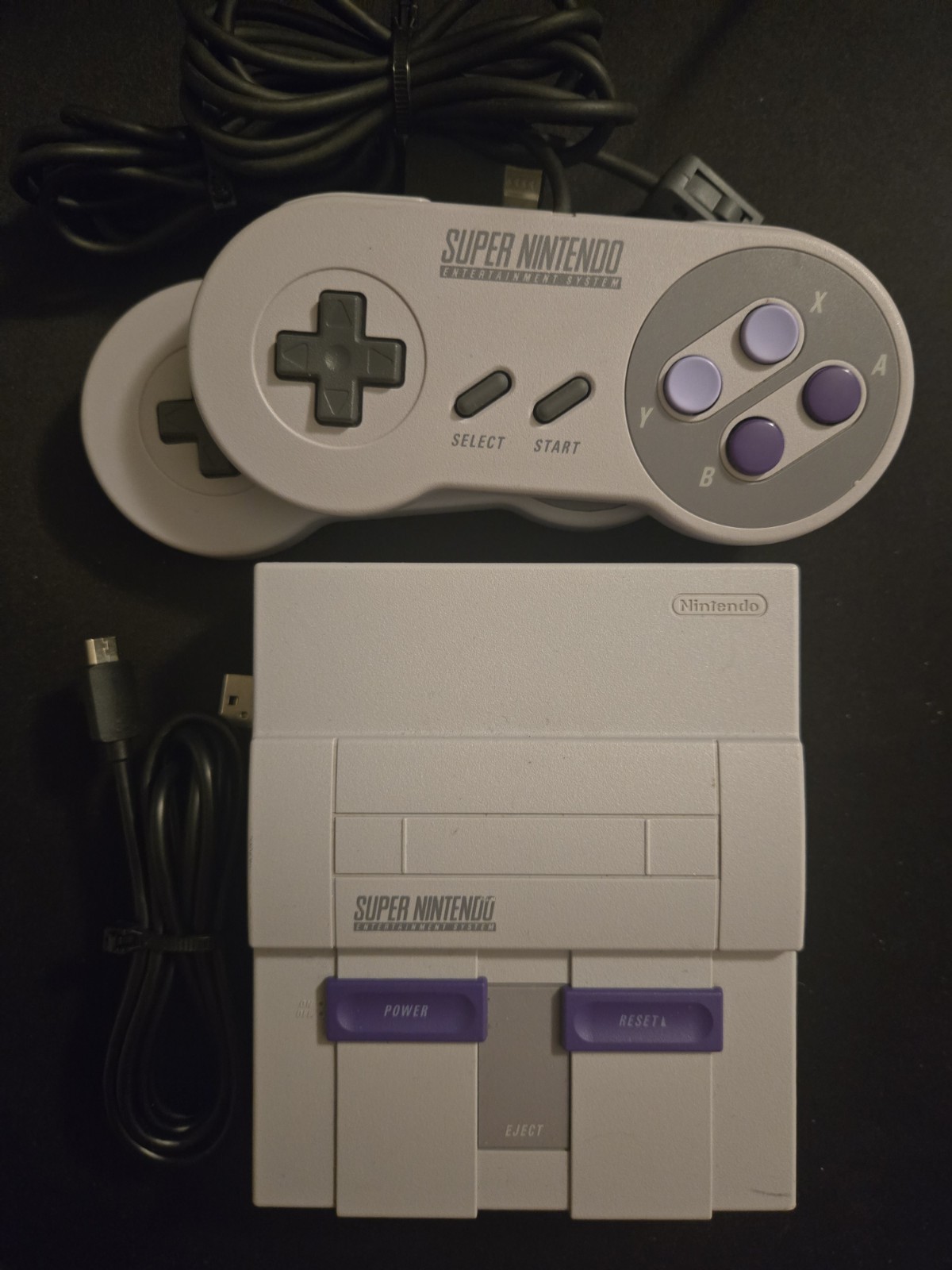 SNES CLV-201 Super Nintendo Entertainment System Classic Edition Mini Console