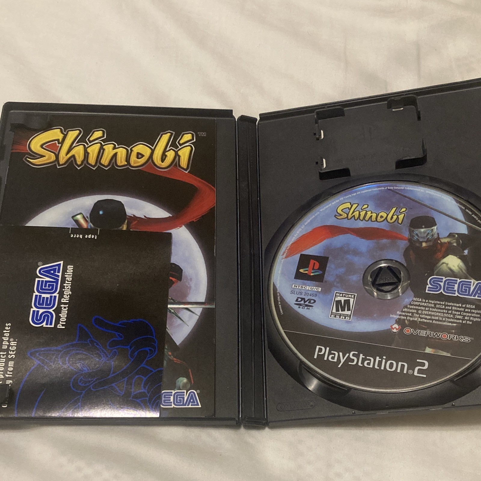 SEGA Shinobi – Sony PlayStation 2 NTSC-U/C CIB